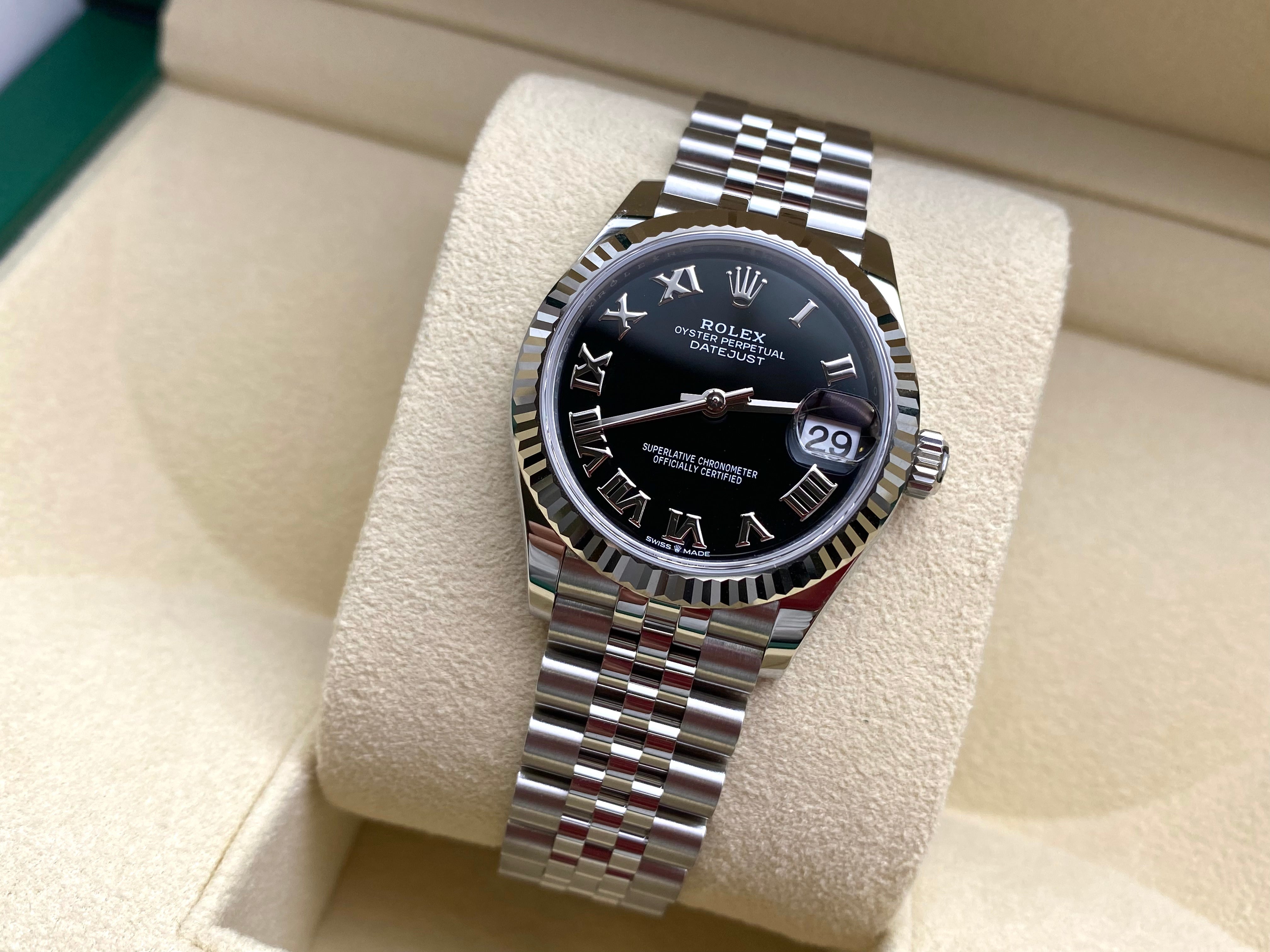 Rolex Datejust 31 278274 Black Roman Jubilee 2025