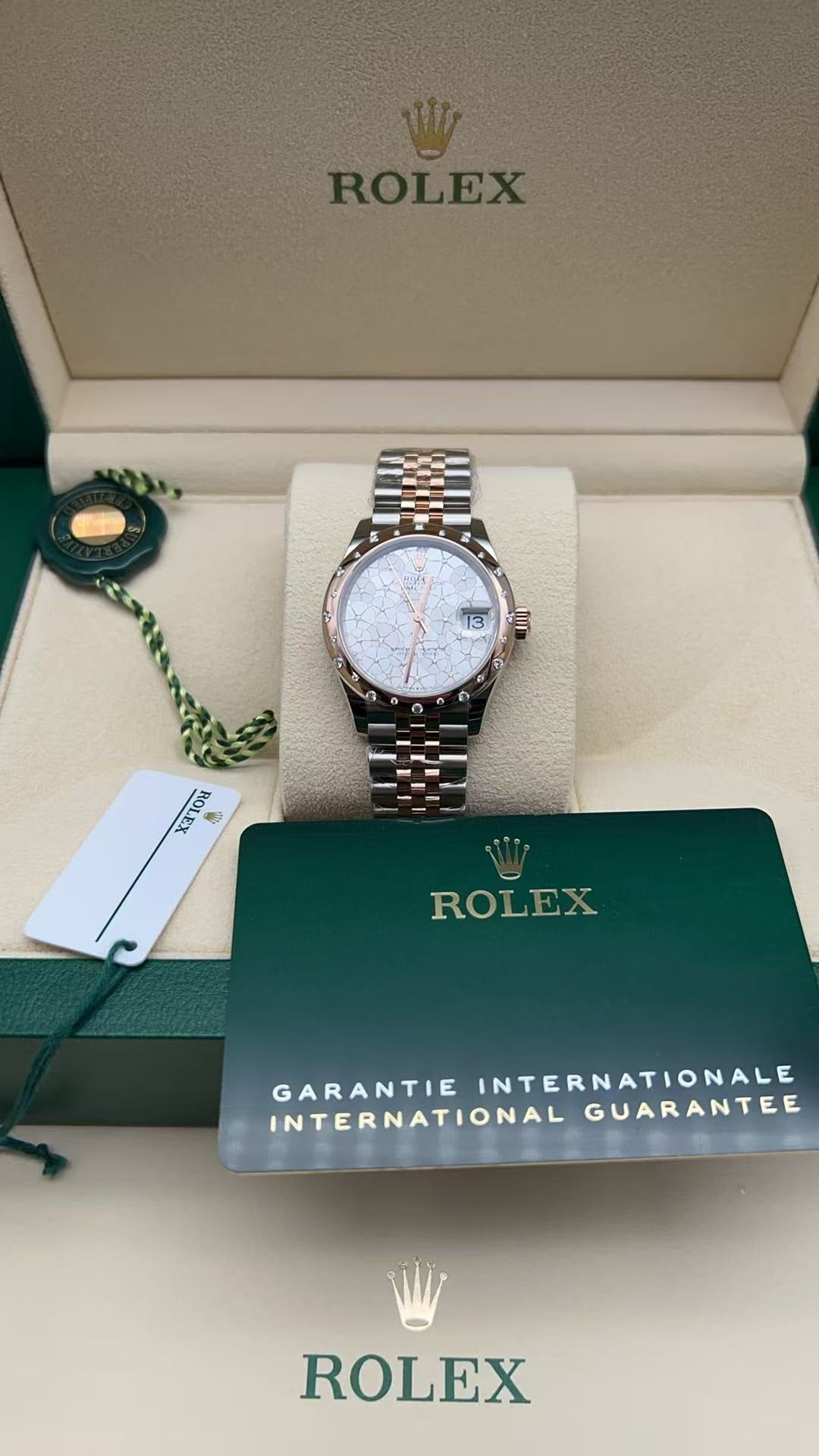 Rolex Datejust 31 278341RBR Sliver Flower Jubilee 2025