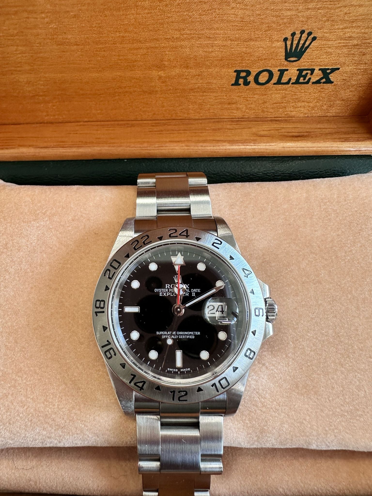 Rolex Explorer II 16570 Black 2000