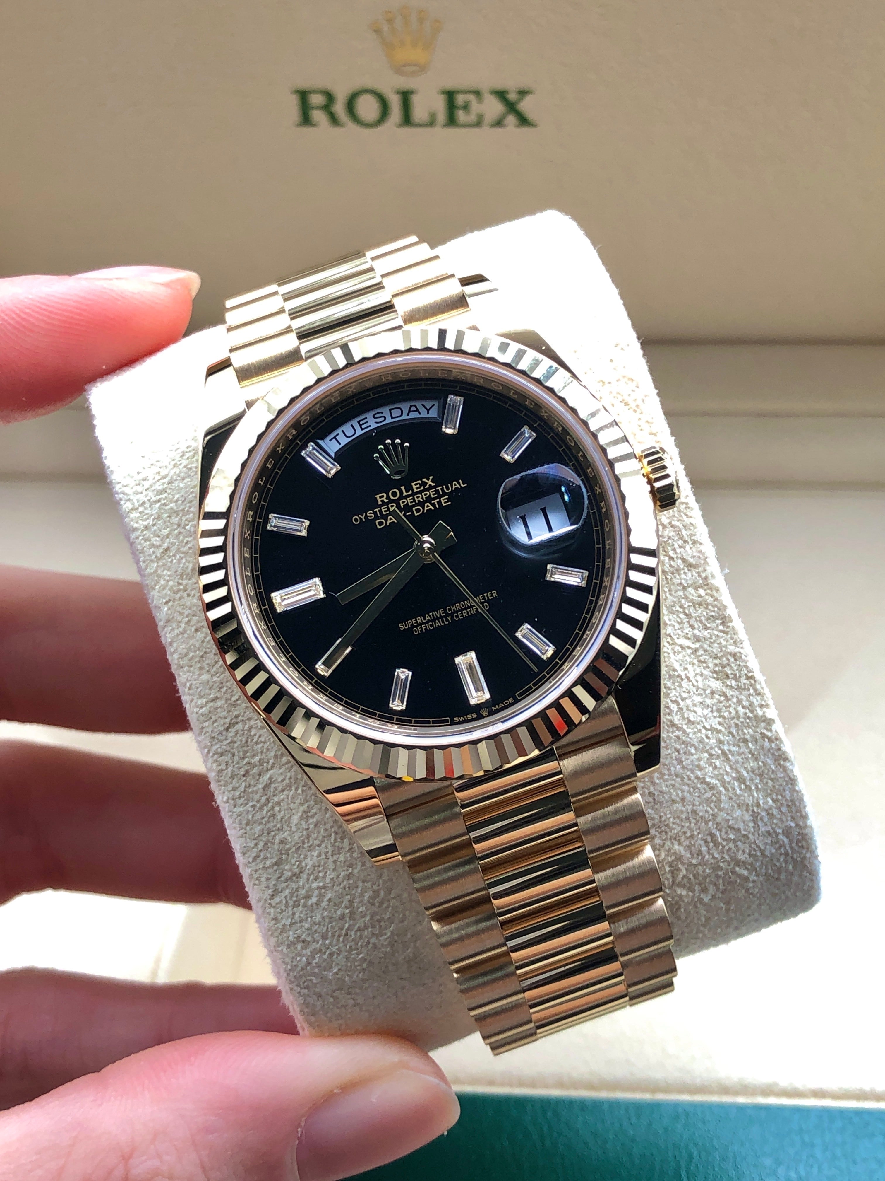 Rolex Day-Date 40 40mm 228238A Black 2020
