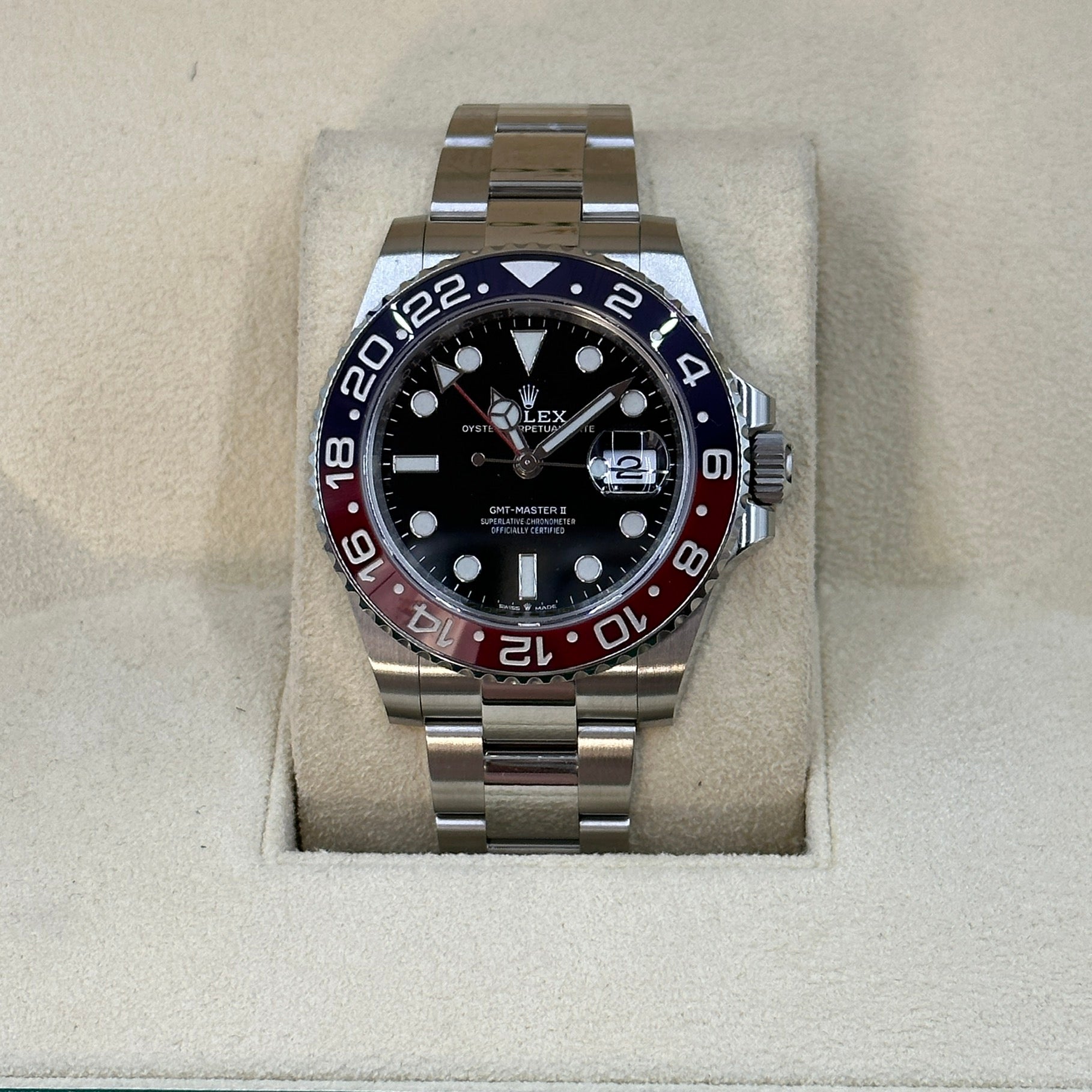 Rolex GMT-Master II 40mm 126710Blro Oyster 2025 – EW Watches
