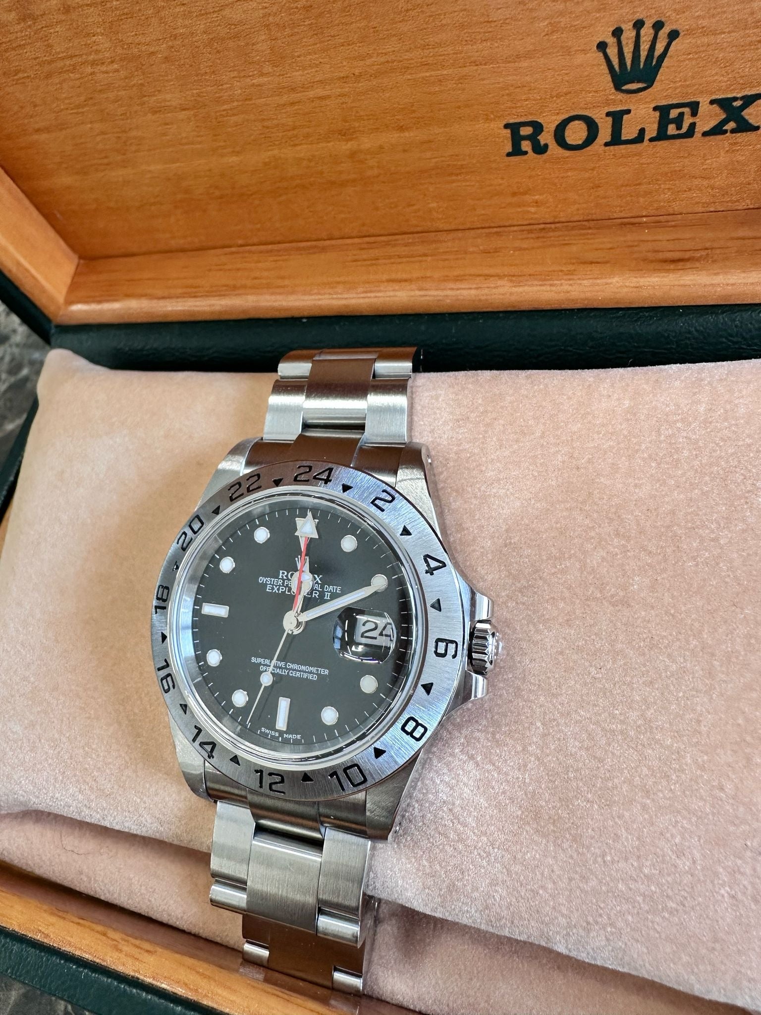 Rolex Explorer II 16570 Black 2000