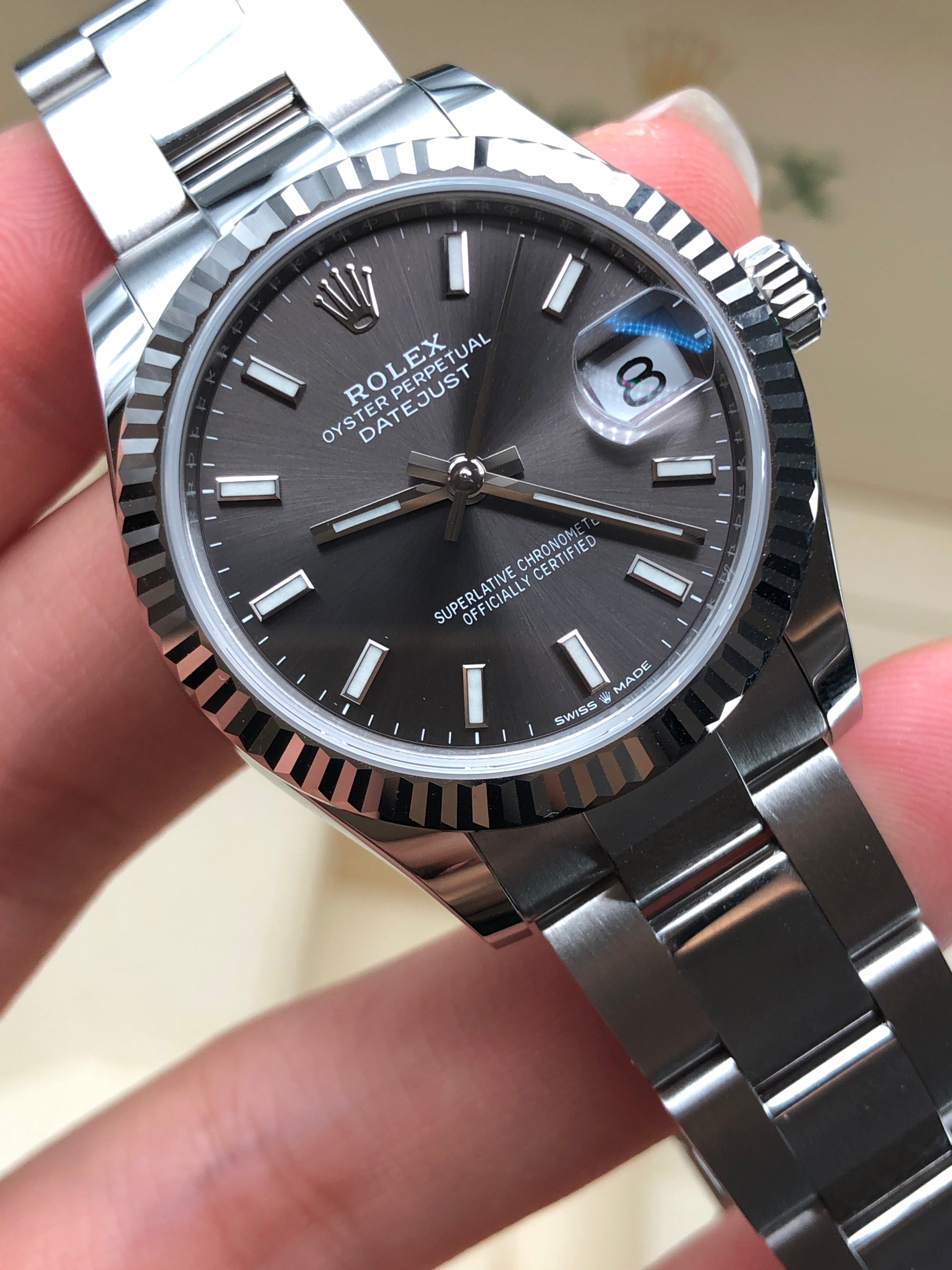 Rolex Datejust 31 278274 Grey Index Oyster 2025