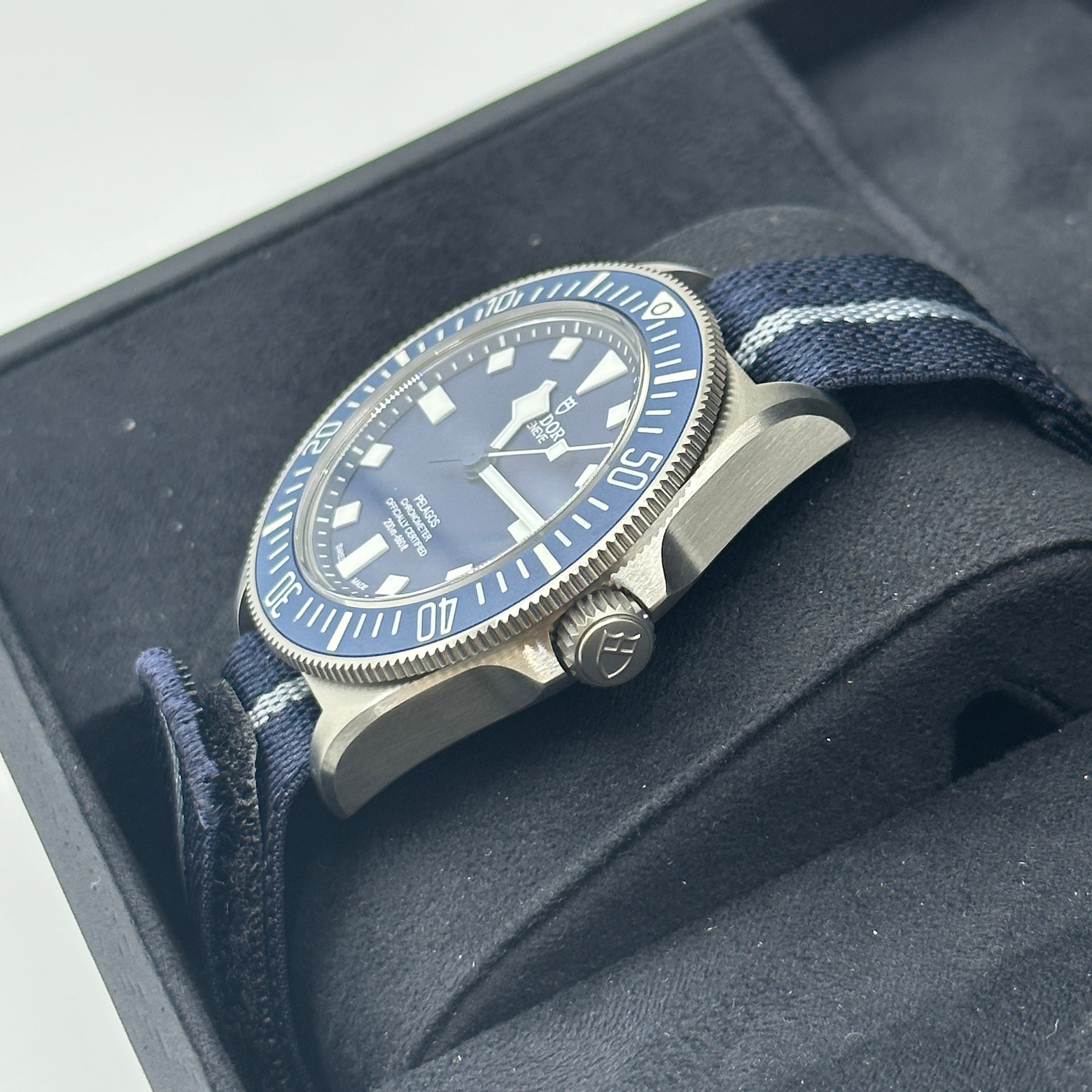 Tudor Pelagos FXD 42mm 25707B/24 Blue Fabric 2024