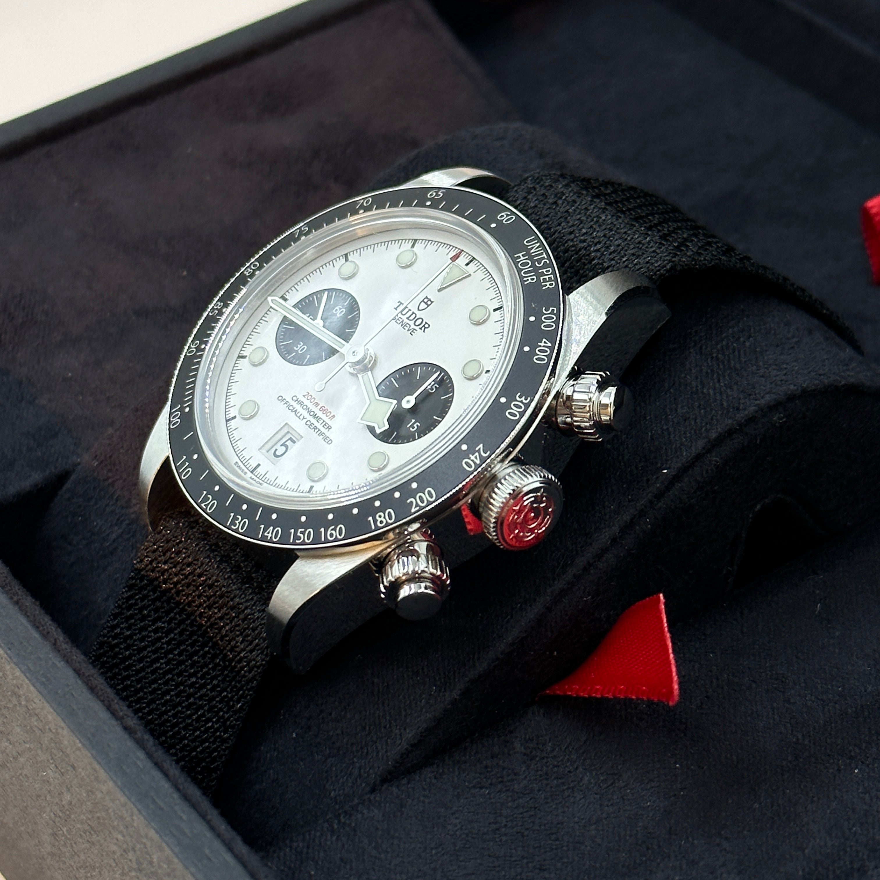 Tudor Black Bay Chrono 41mm 79360N-0008 White Woven 2024