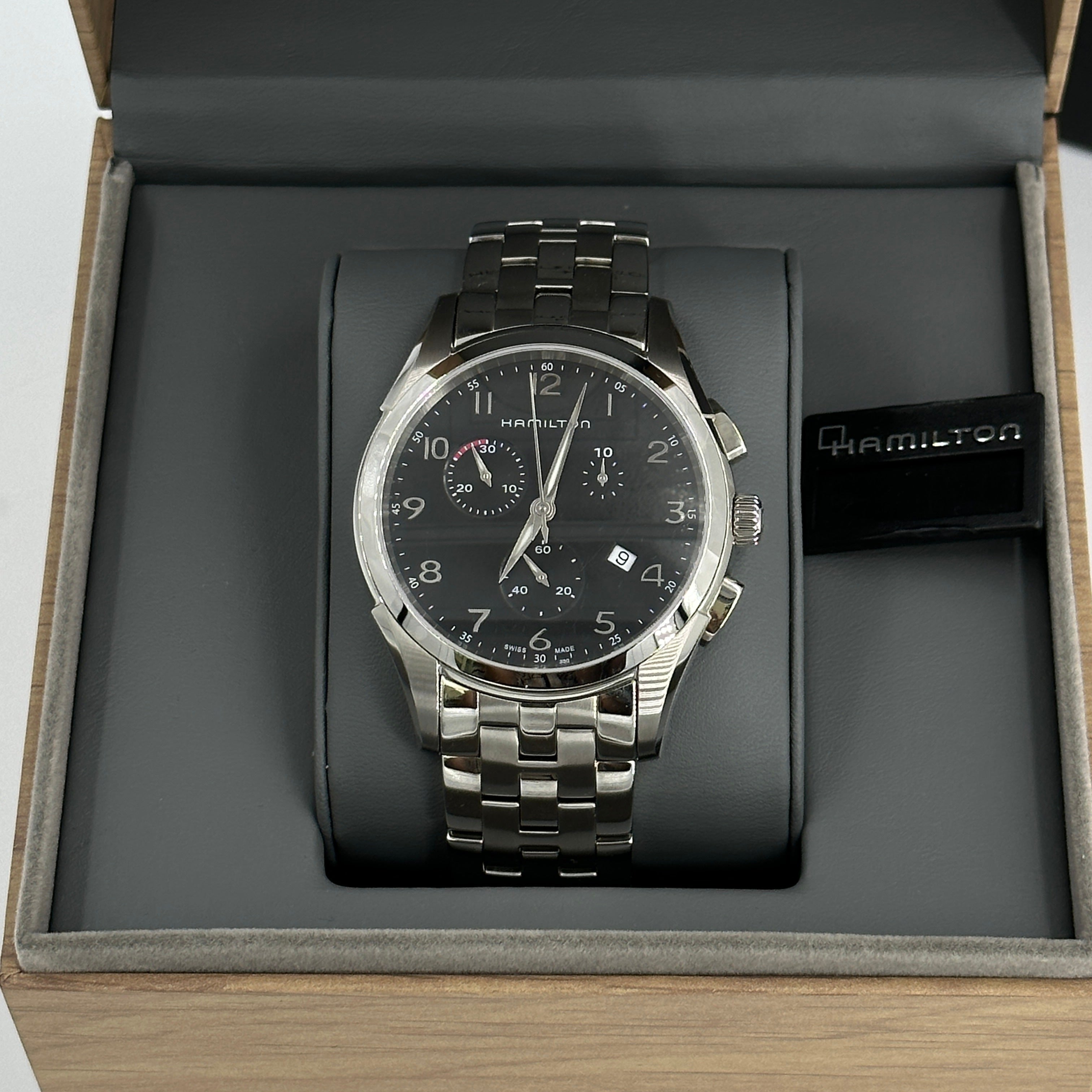Hamilton Jazzmaster Thinline Chrono Quartz 43mm H38612133 2024
