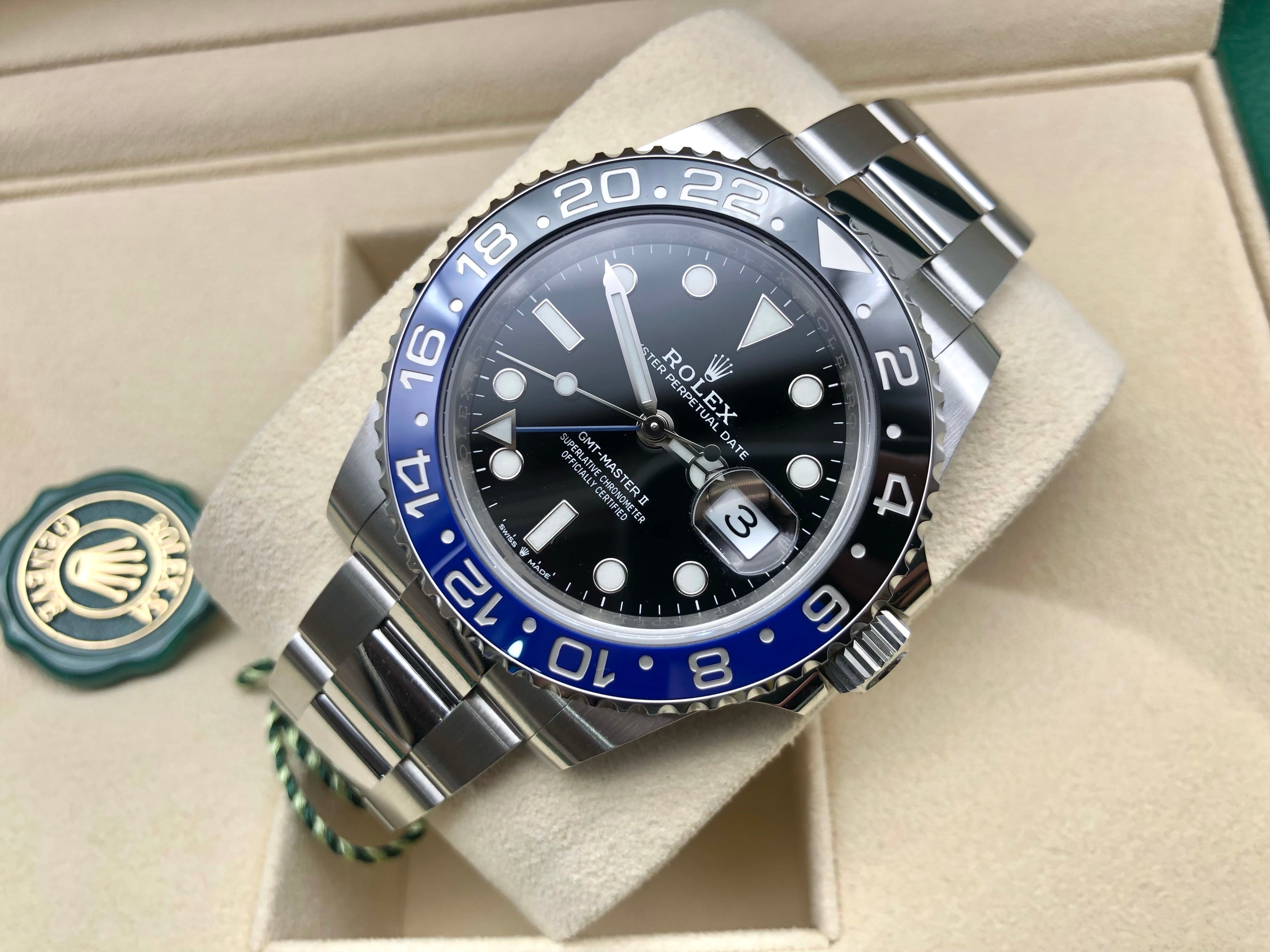 Rolex GMT-Master II 40mm 126710Blnr Oyster 2024