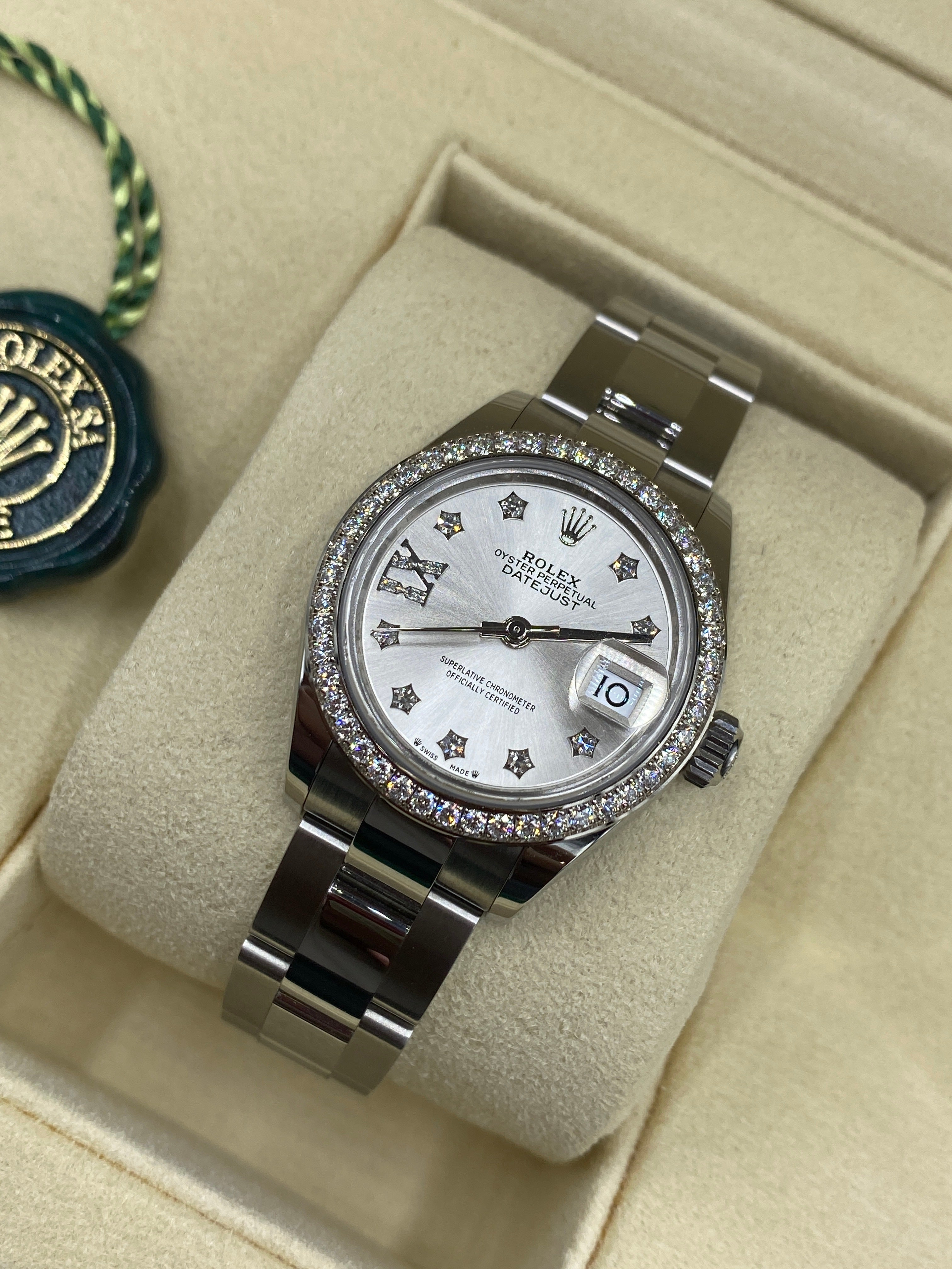 Rolex Lady-Datejust 279384G Silver Star Oyster 2024