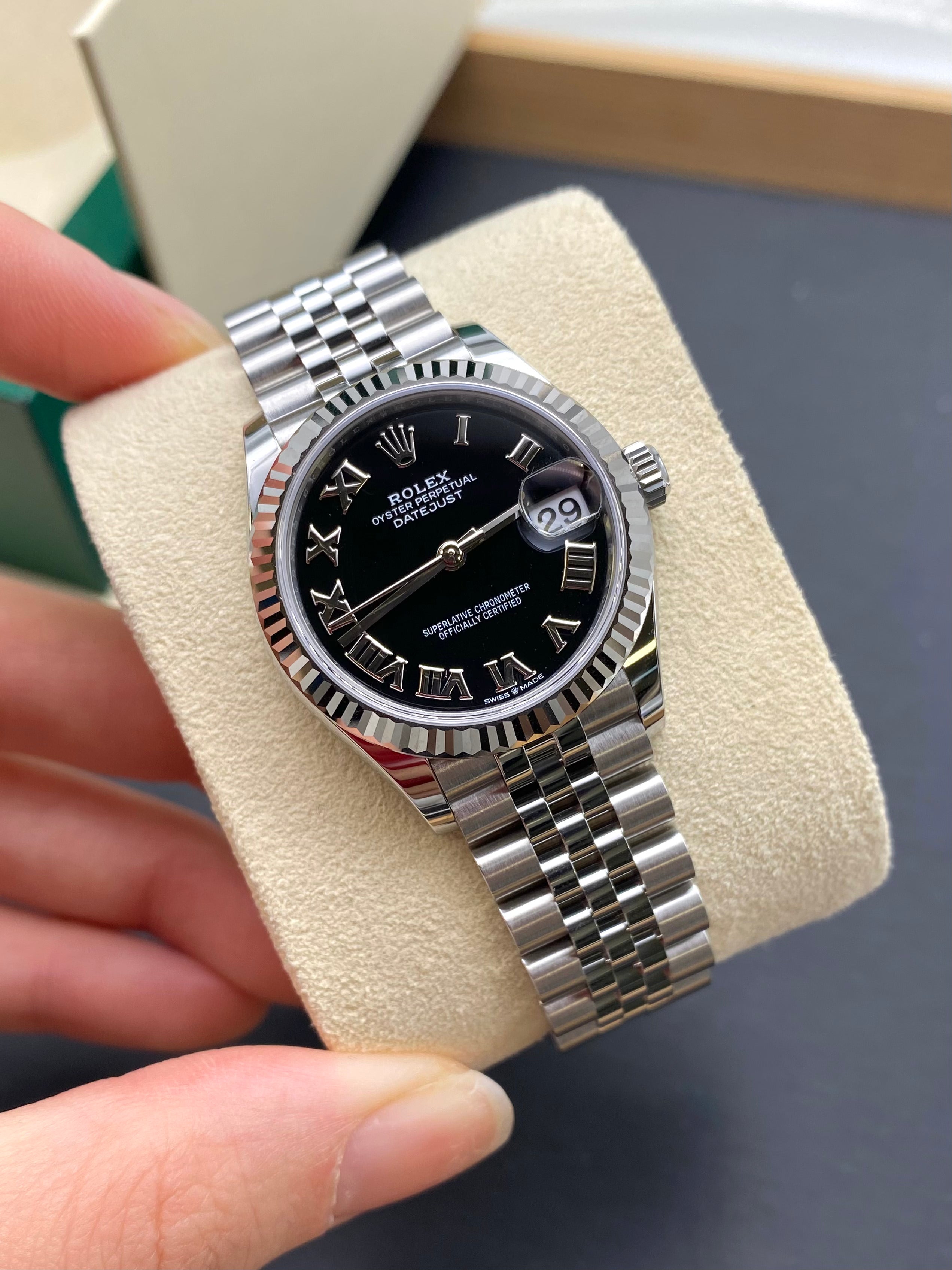 Rolex Datejust 31 278274 Black Roman Jubilee 2025