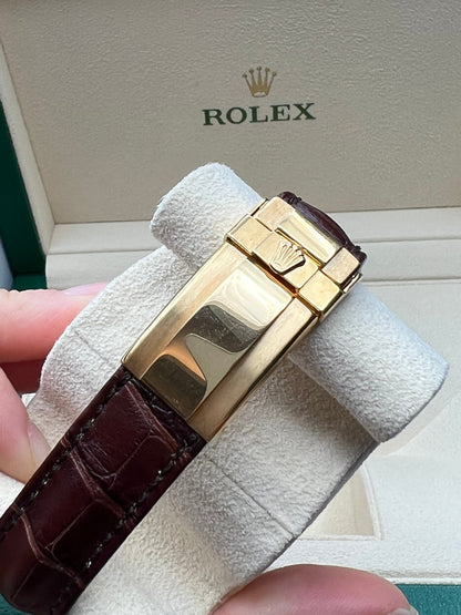 Rolex Cosmograph Daytona 116518 Black Leather (Old Card) 2019