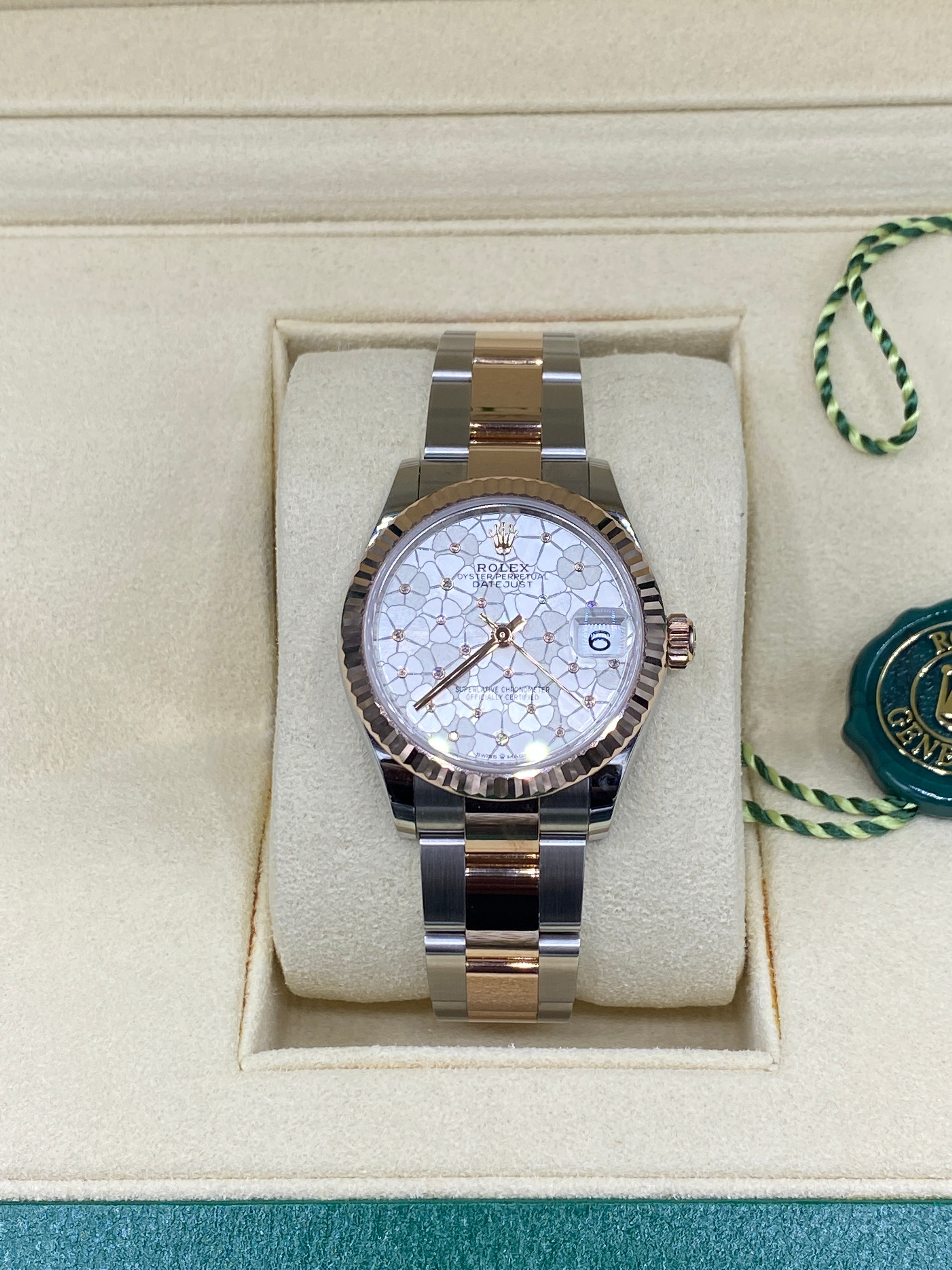 Rolex Datejust 31 278271 Silver Floral Oyster 2024