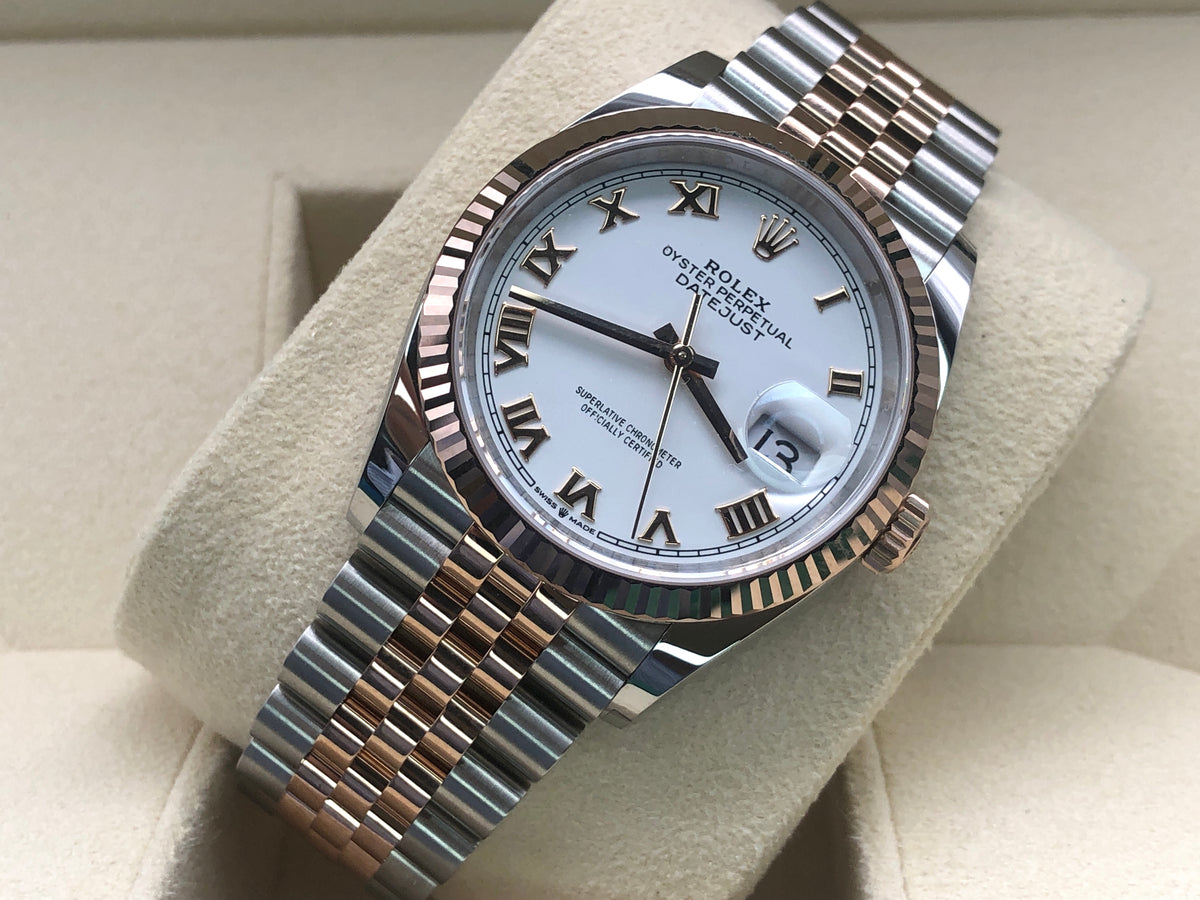 Rolex Datejust 36 126231 White Roman Jubilee 2025