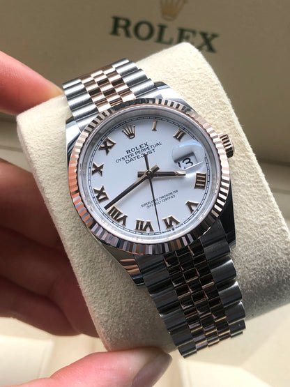 Rolex Datejust 36 126231 White Roman Jubilee 2025