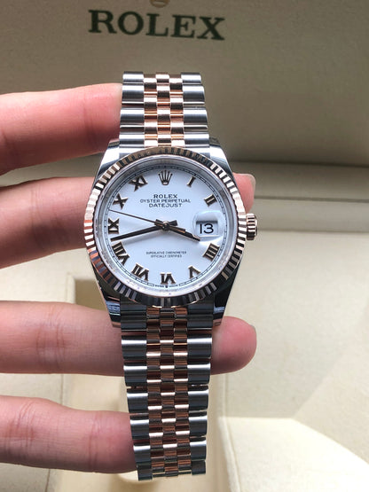 Rolex Datejust 36 126231 White Roman Jubilee 2025