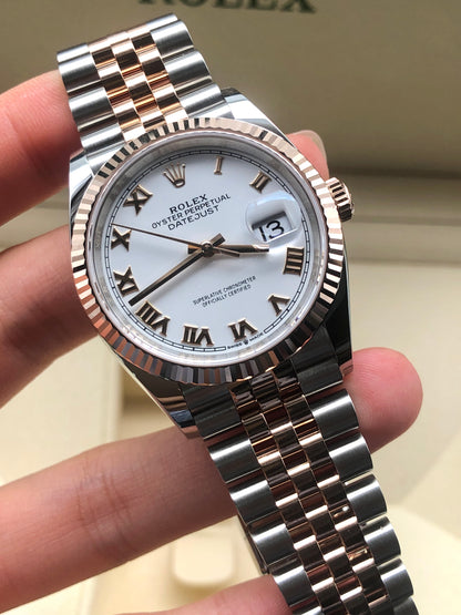 Rolex Datejust 36 126231 White Roman Jubilee 2025