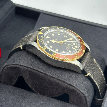 Tudor Black Bay GMT 41mm 79833Mn-0003 Leather Strap 2024