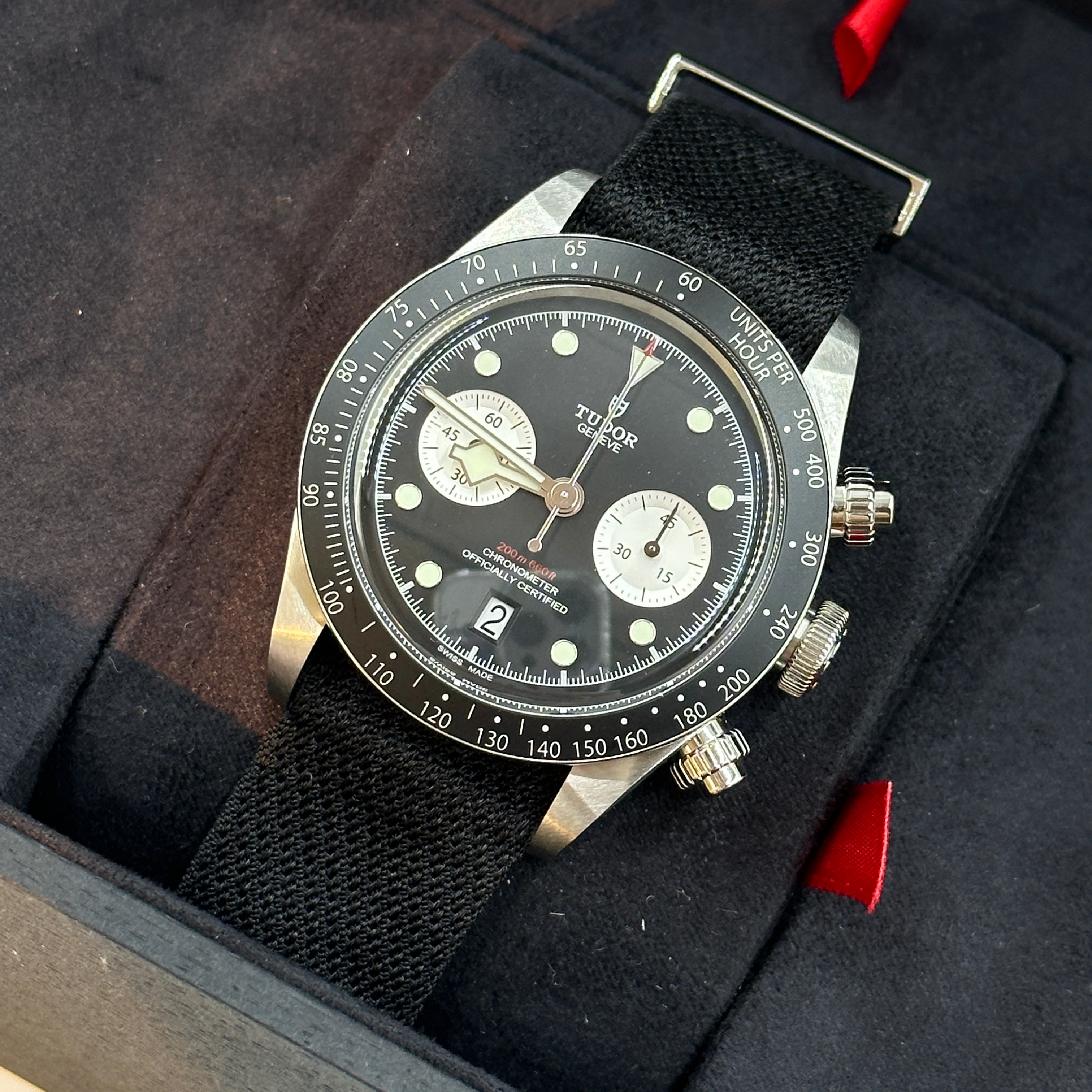 Tudor Black Bay Chrono 41mm 79360N-0007 Black Woven 2023