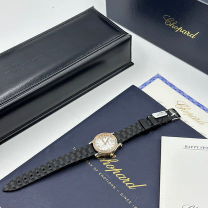 Chopard Happy Sport 30mm 278590-6003 White with Diamond Set (Rose Gold Bezel) 2025