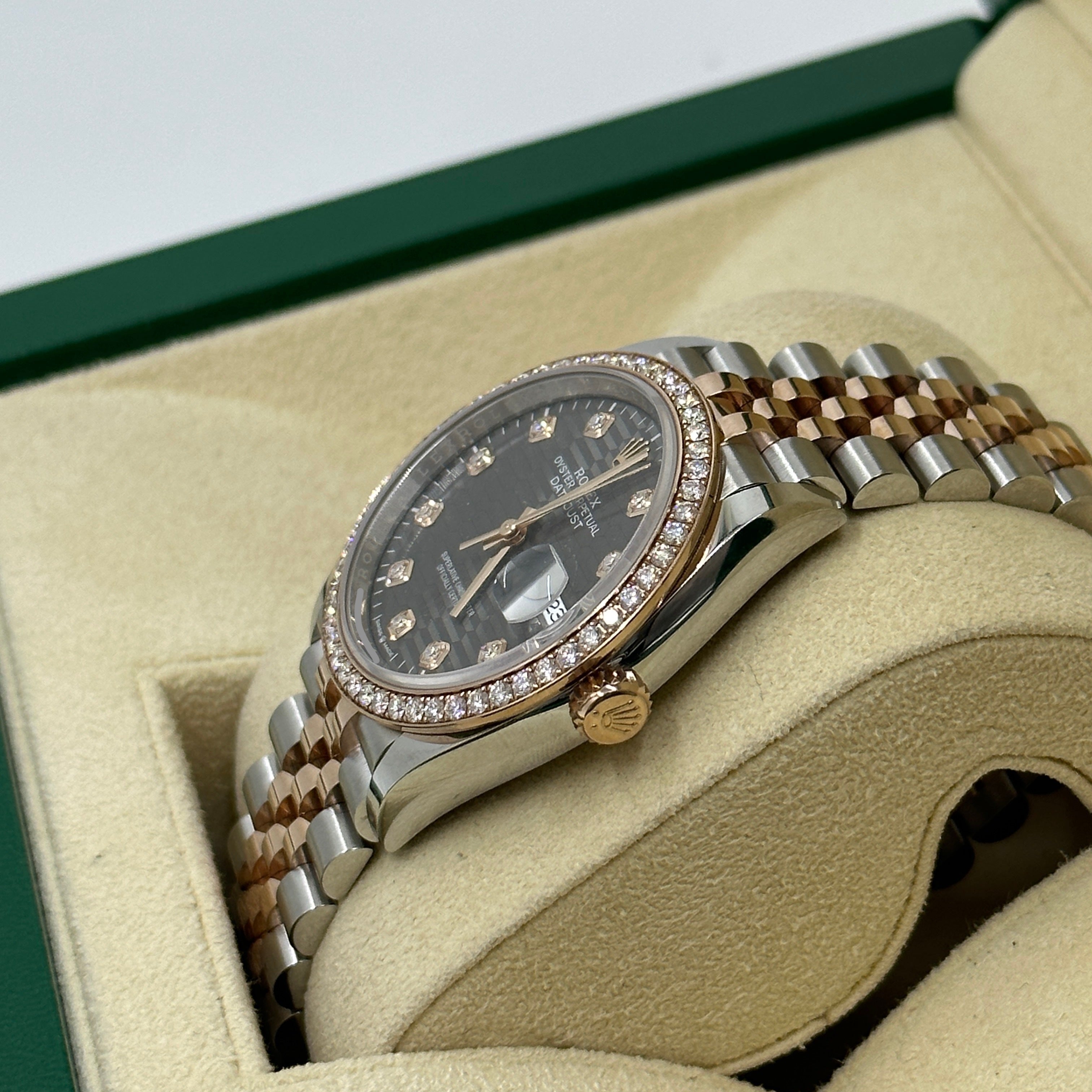 Rolex Datejust 36 126281RBR G Grey Fluted Jubilee 2024