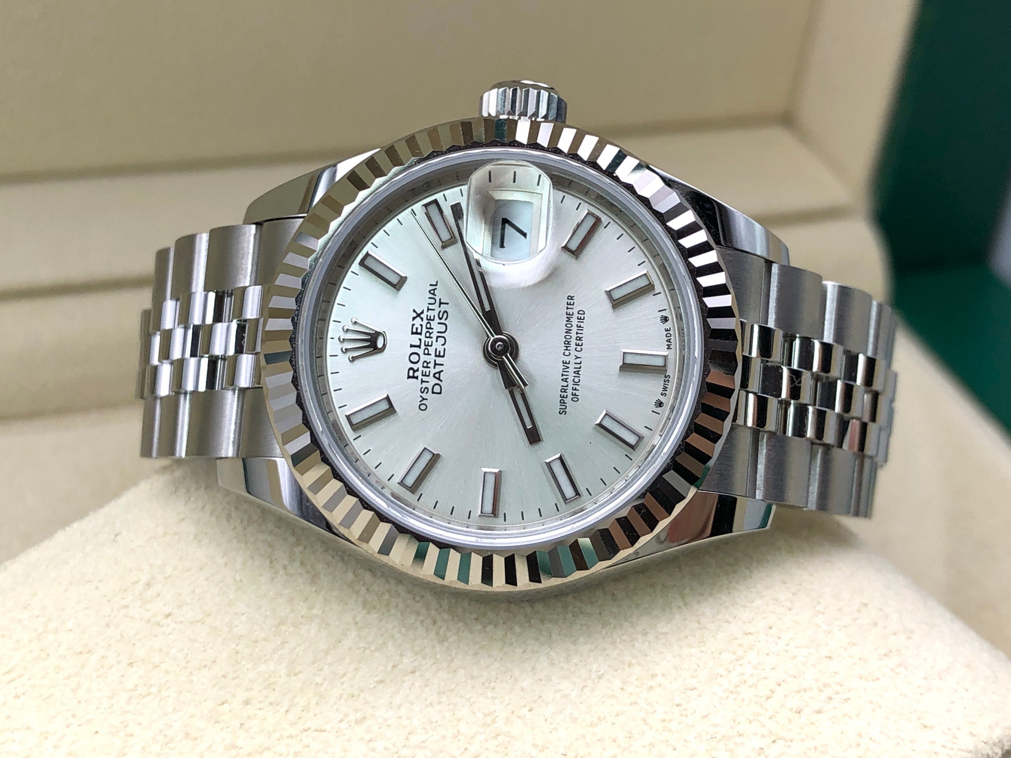 Rolex Lady-Datejust 279174 Silver Index Jubilee 2025