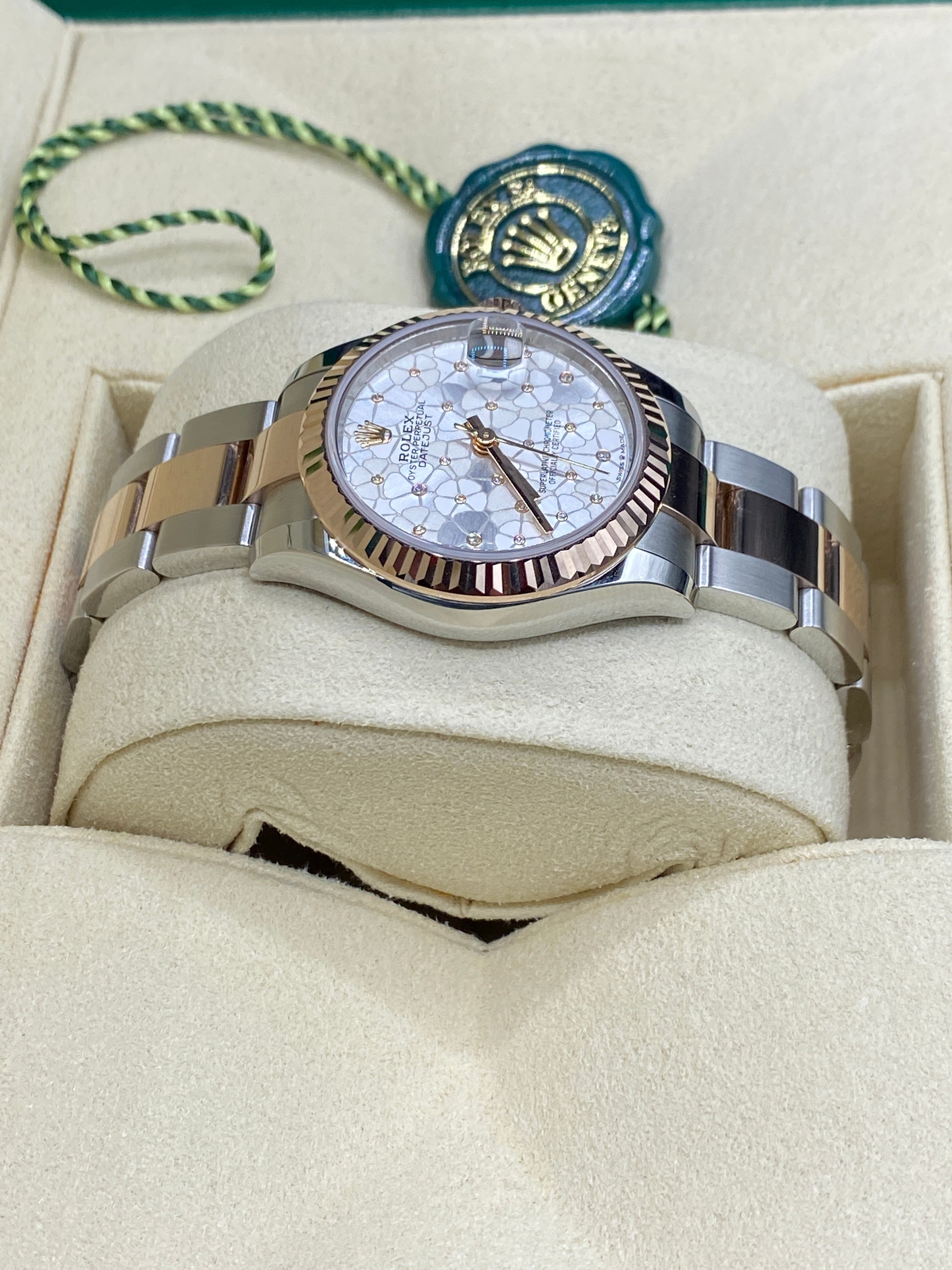 Rolex Datejust 31 278271 Silver Floral Oyster 2024