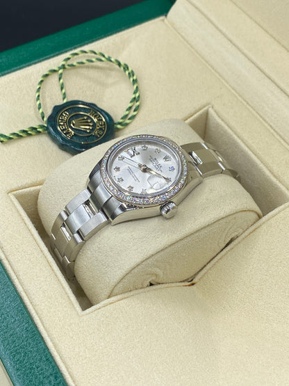 Rolex Lady-Datejust 279384G Silver Star Oyster 2024