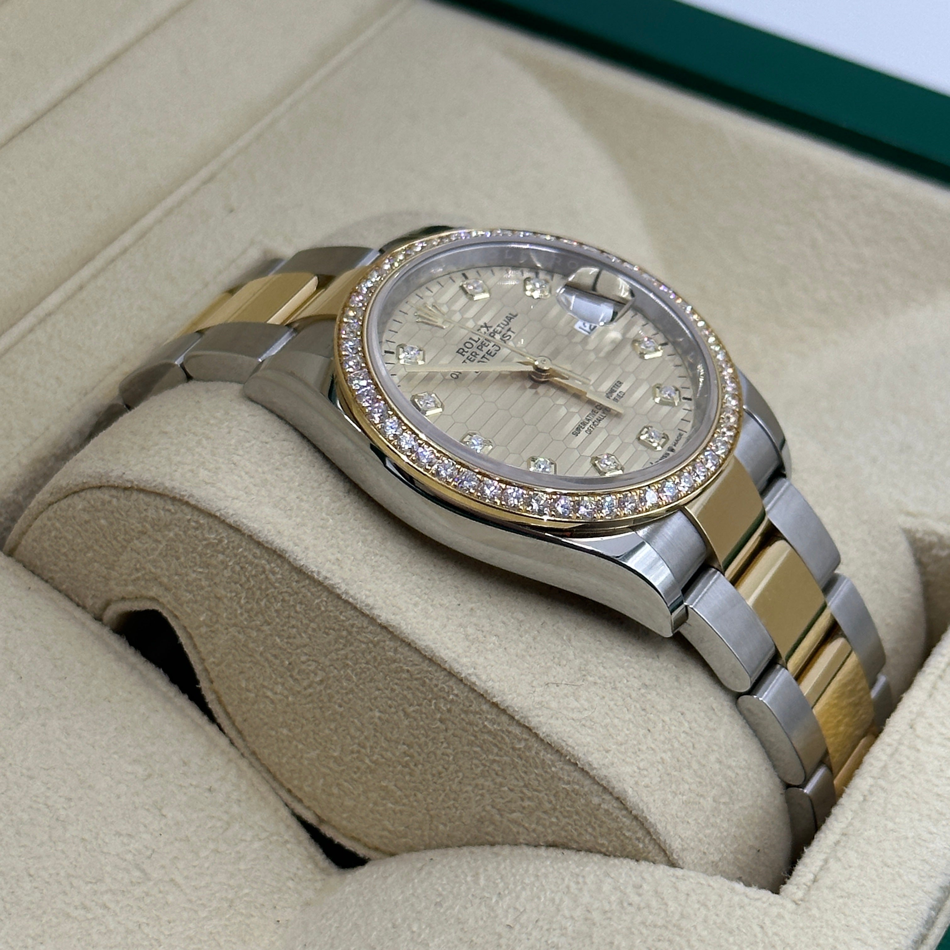 Rolex Datejust 36 126283RBR Champ Fluted Oyster 2024