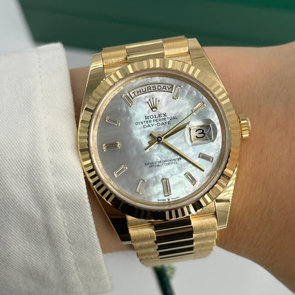 Rolex Day-Date 40 40mm 228238 Silver Index 2023