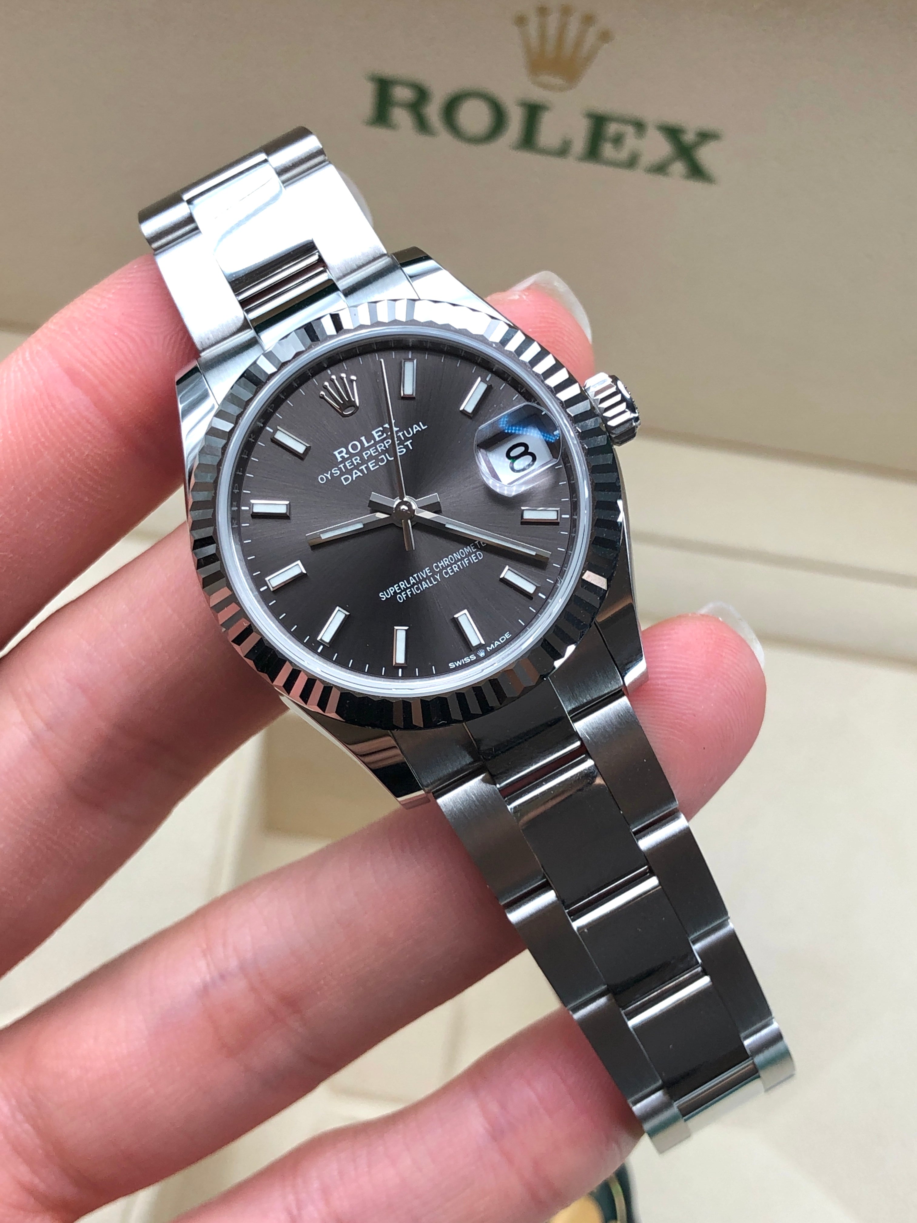 Rolex Datejust 31 278274 Grey Index Oyster 2025