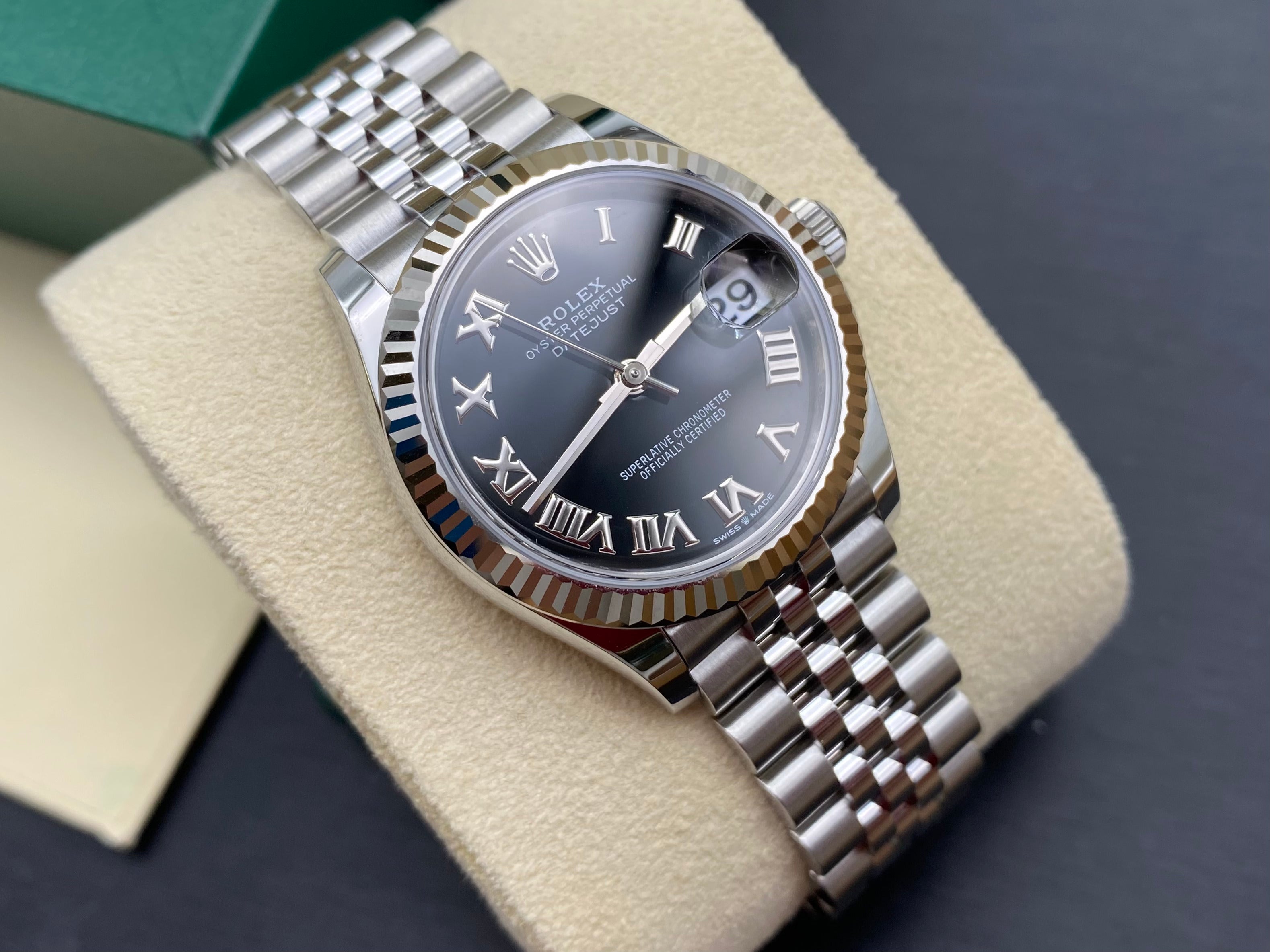 Rolex Datejust 31 278274 Black Roman Jubilee 2025