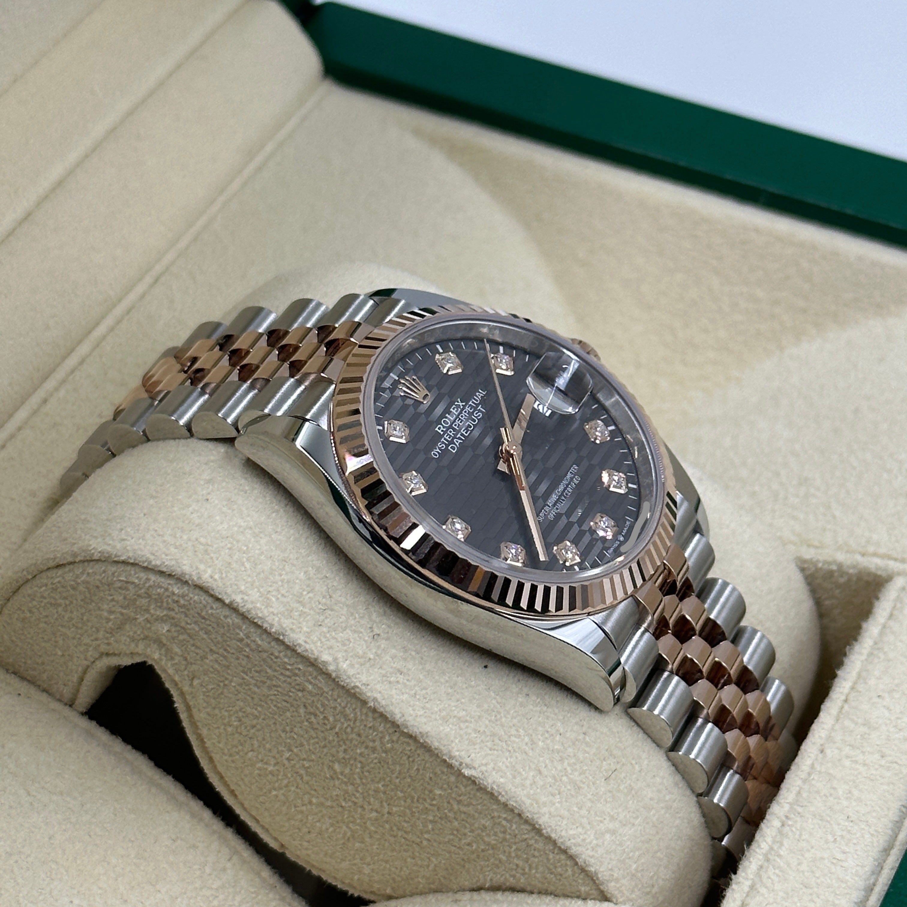 Rolex Datejust 36 126231G Grey Fluted Jubilee 2024