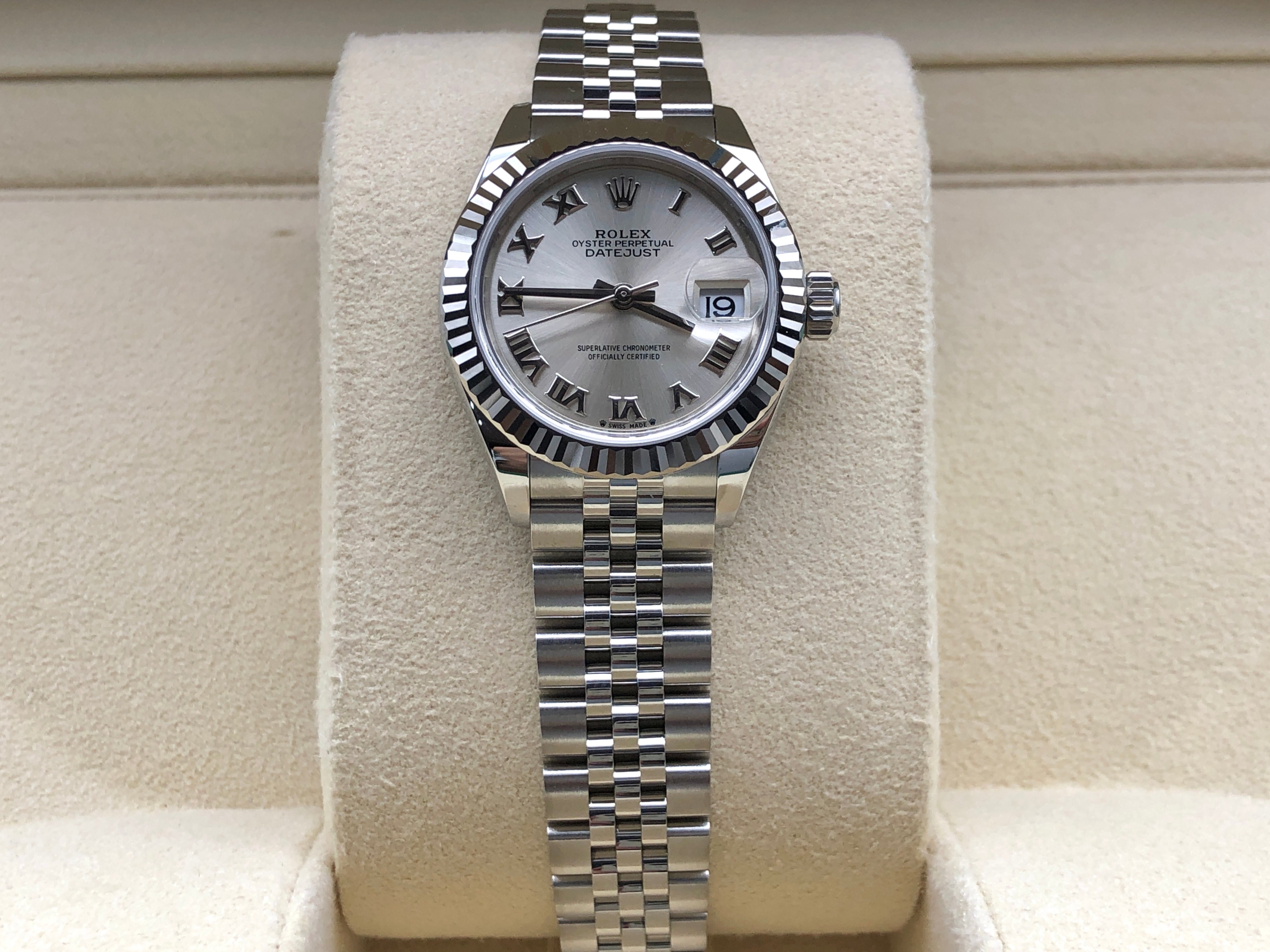 Rolex Lady-Datejust 279174 Silver Roman Jubilee 2025
