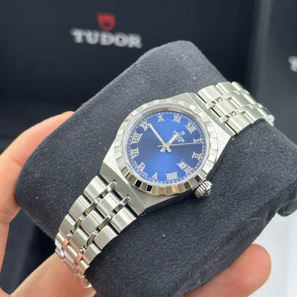 Tudor Tudor Royal 28mm 28300-0006 Blue Roman Steel 2024