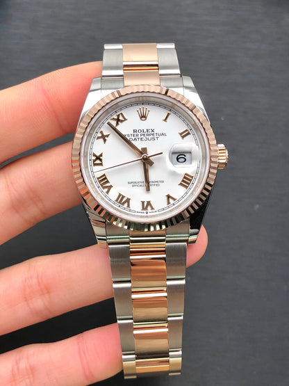 Rolex Datejust 36 126231 White Roman Oyster 2025