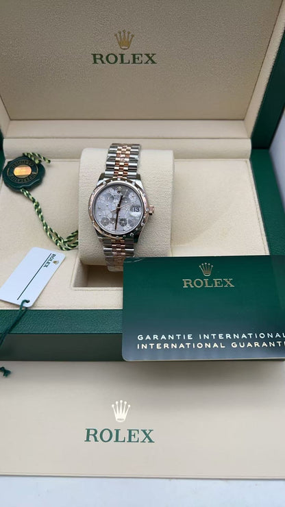 Rolex Datejust 31 278341RBR Sliver Flower Oyster 2025