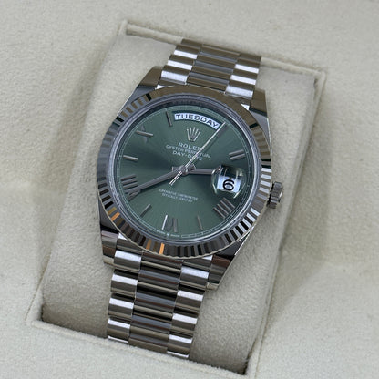 Rolex Day-Date 40 40mm 228239 Green Roman 2024