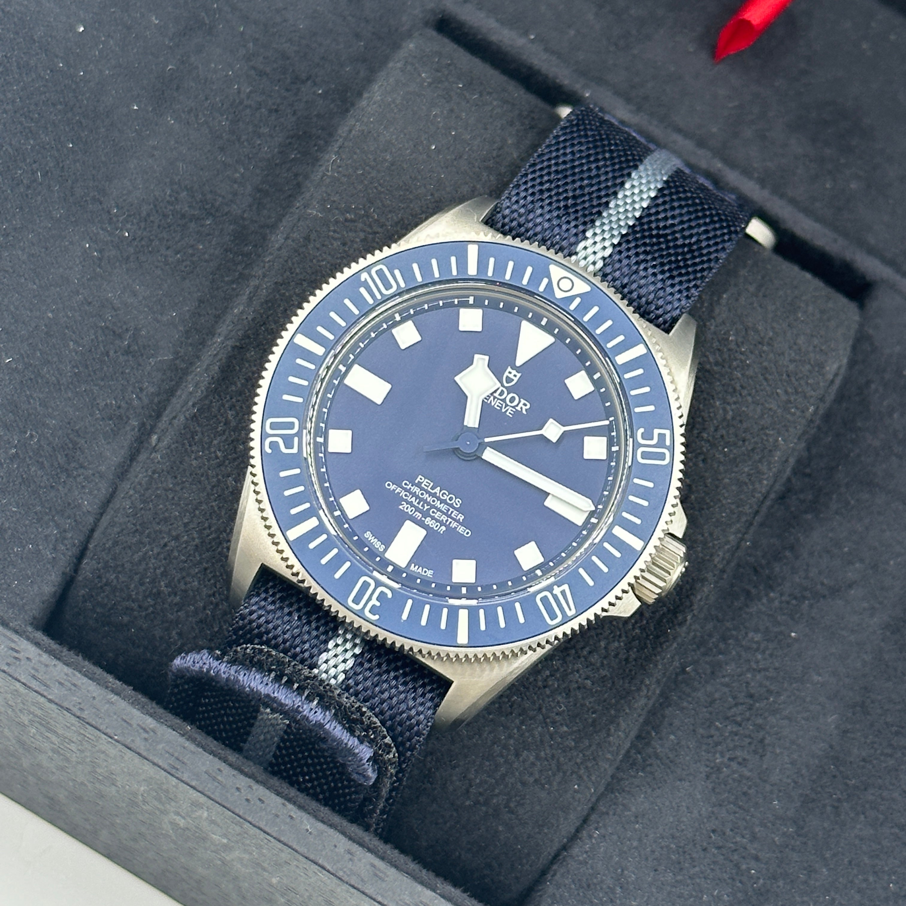 Tudor Pelagos FXD 42mm 25707B/24 Blue Fabric 2024
