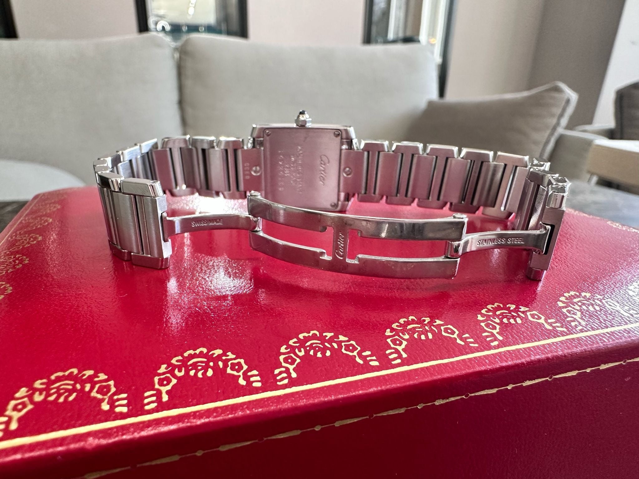 Cartier Tank Francaise 2384 White