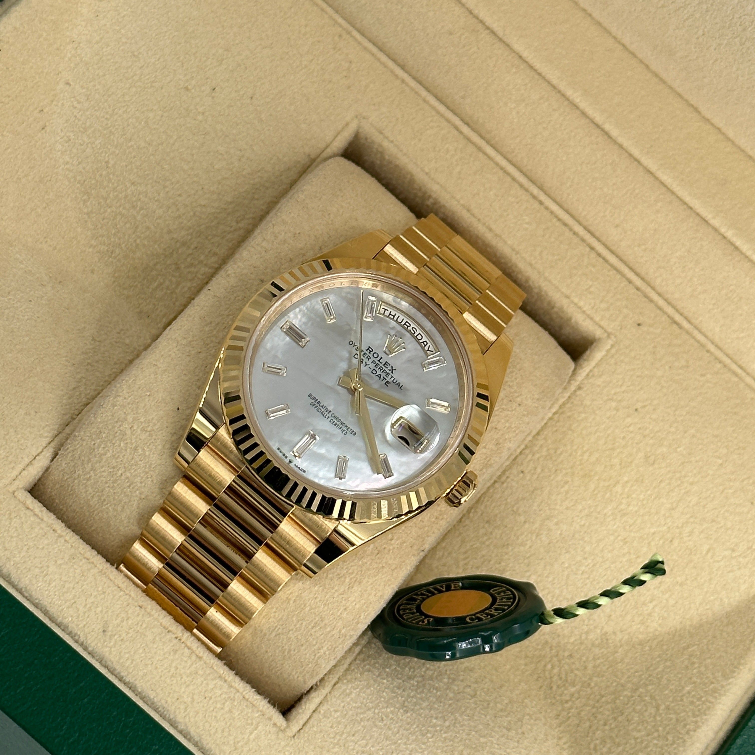 Rolex Day-Date 40 40mm 228238 Silver Index 2023