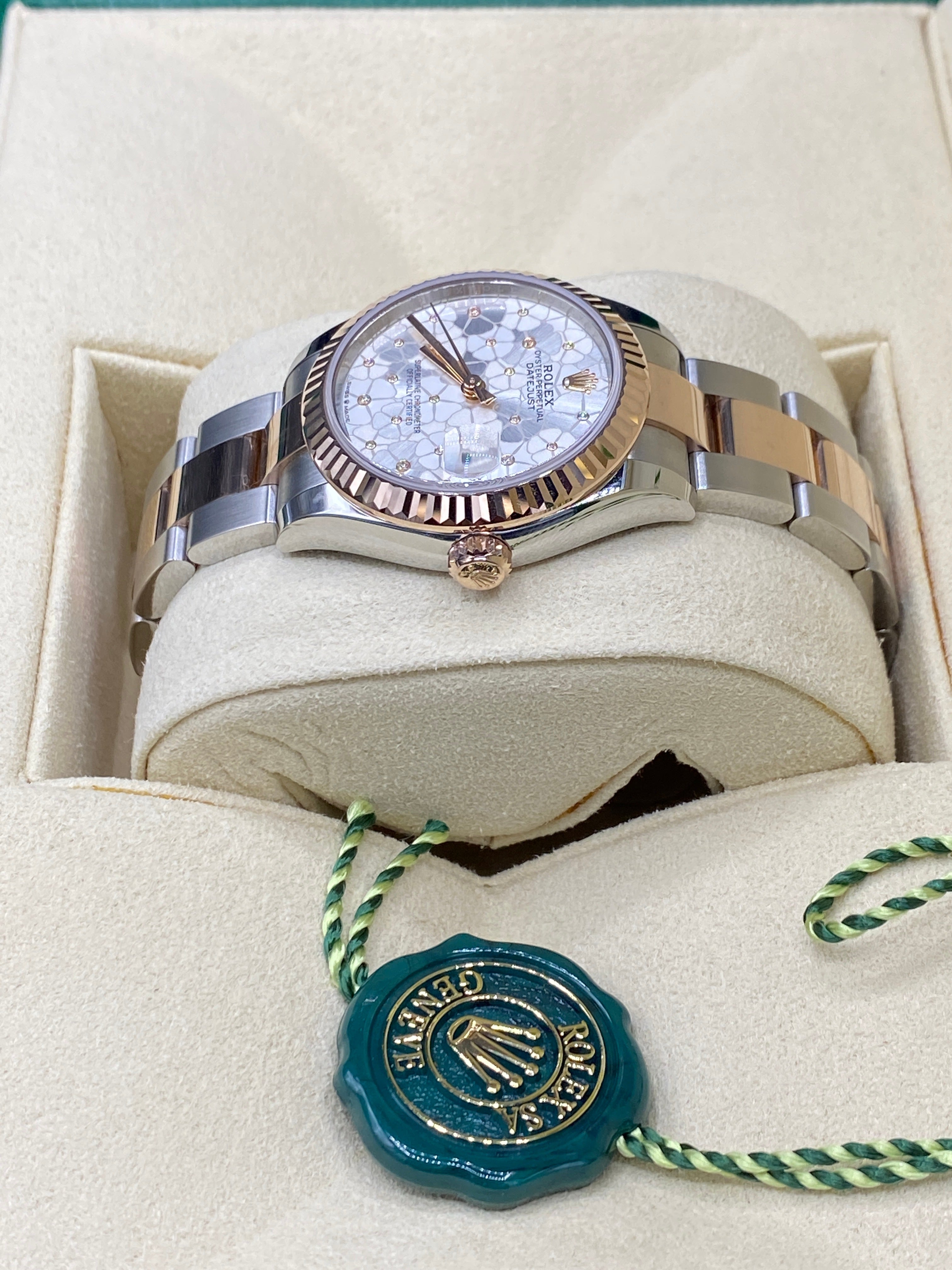 Rolex Datejust 31 278271 Silver Floral Oyster 2024