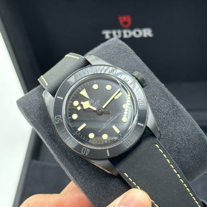 Tudor Black Bay Ceramic 41mm 79210Cnu-0001 Black Leather 2023