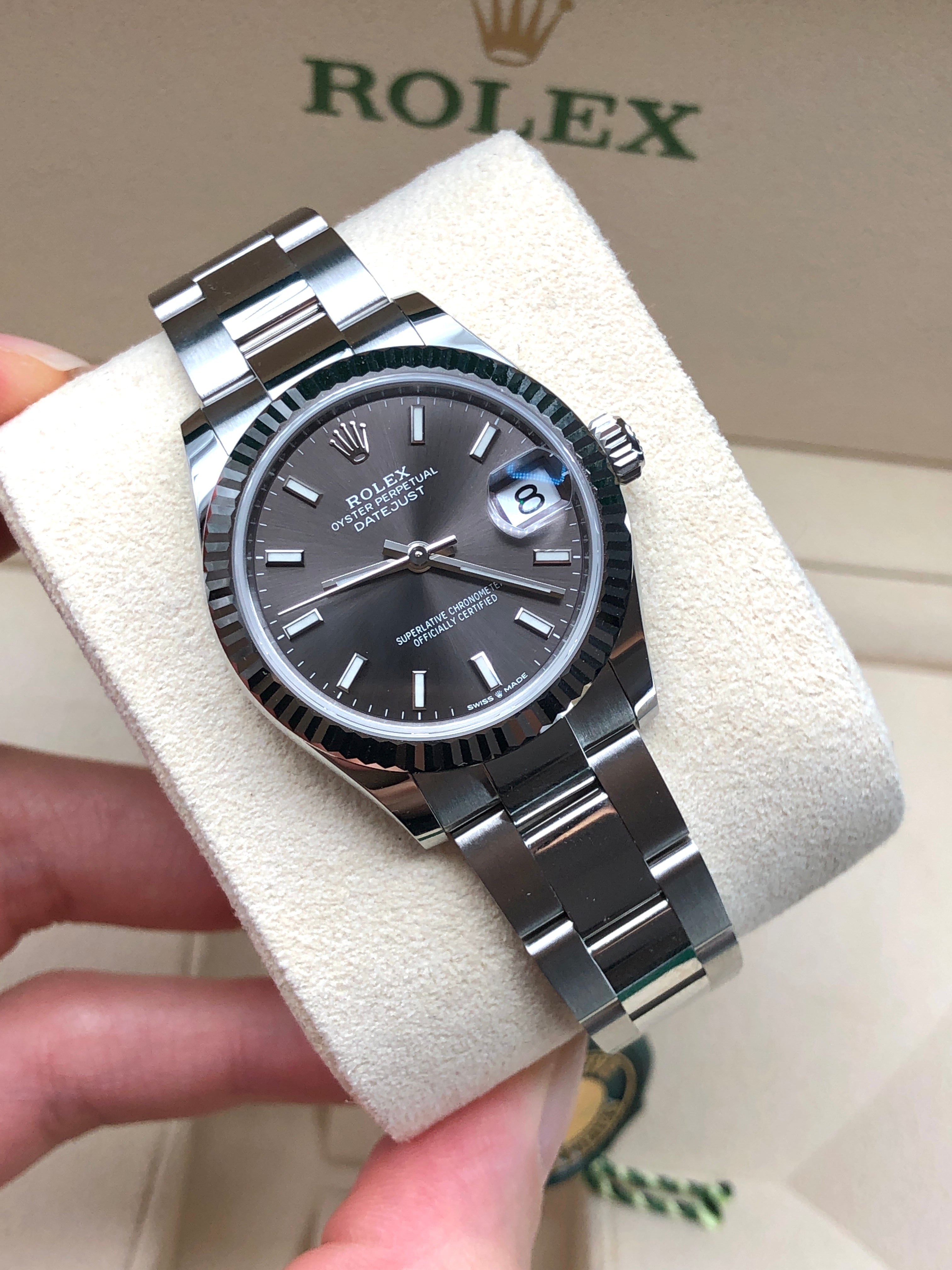Rolex Datejust 31 278274 Grey Index Oyster 2025