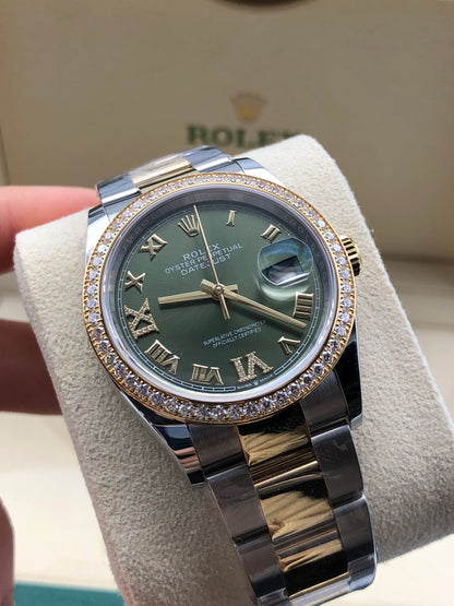Rolex Datejust 36 126283RBR Green VIIX Oyster 2024