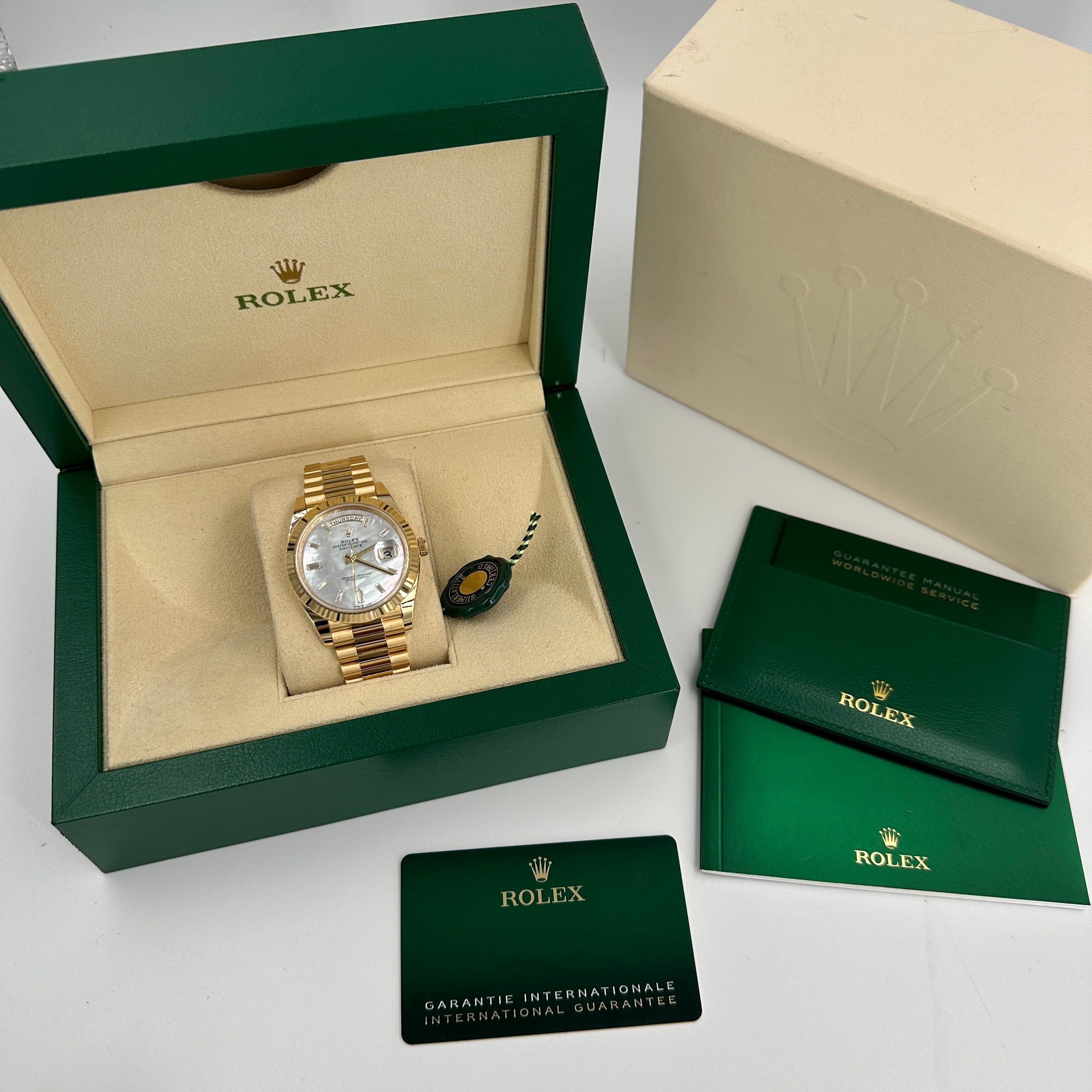 Rolex Day-Date 40 40mm 228238 Silver Index 2023