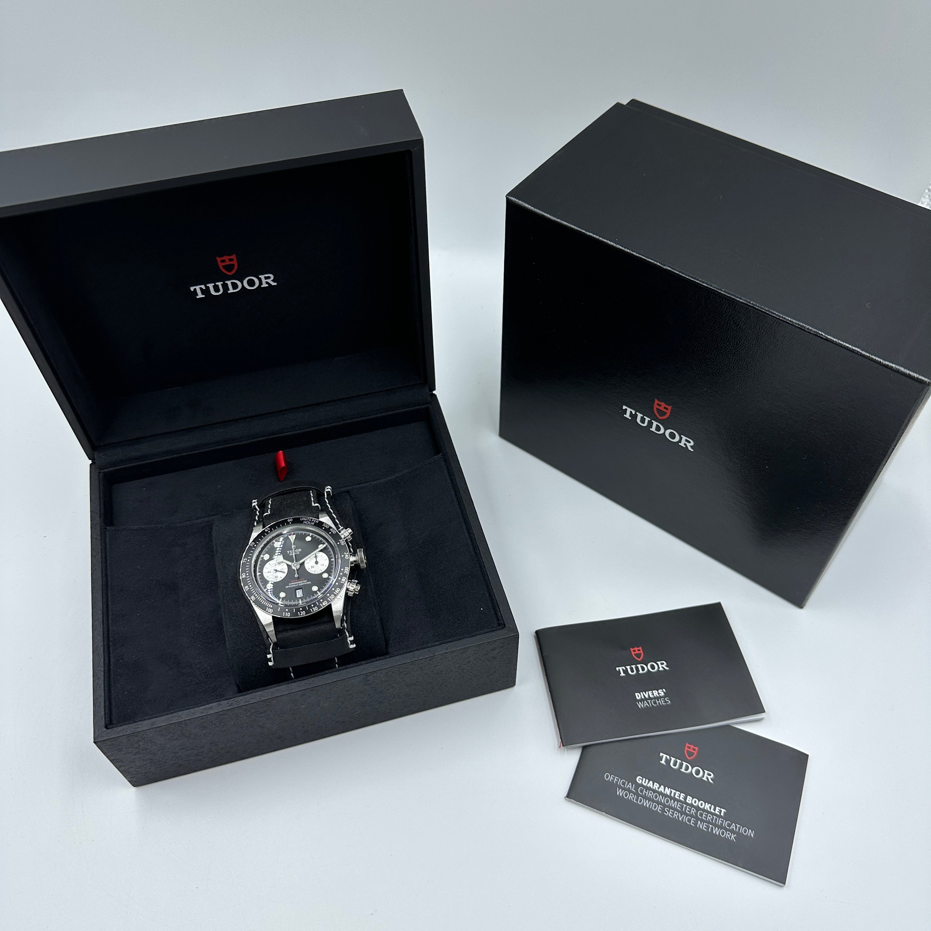Tudor Black Bay Chrono 41mm 79360N-0005 Black Strap 2024