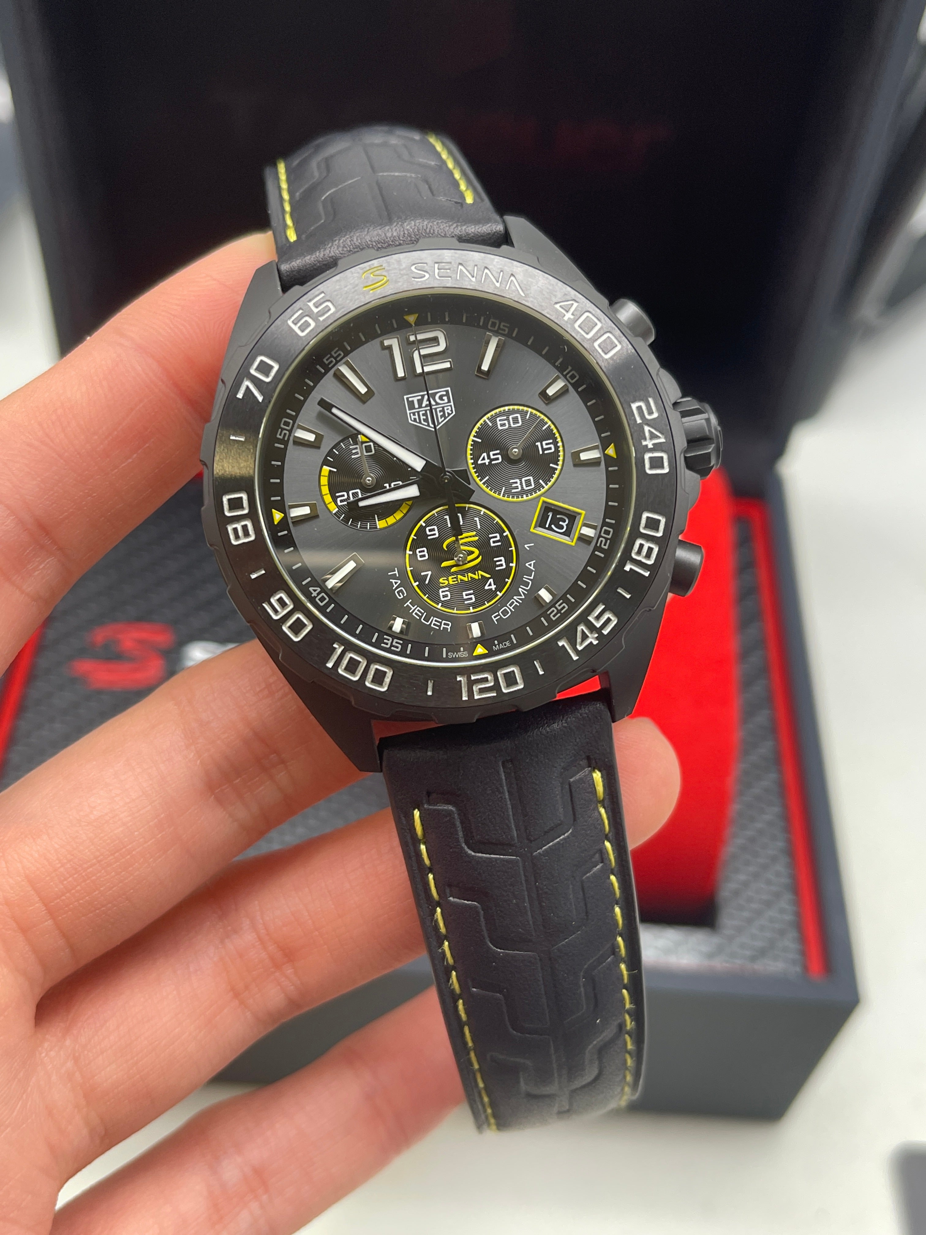TAG Heuer Formula 1 Chronograph x Senna 43mm CAZ101AJ.FC6487 2025