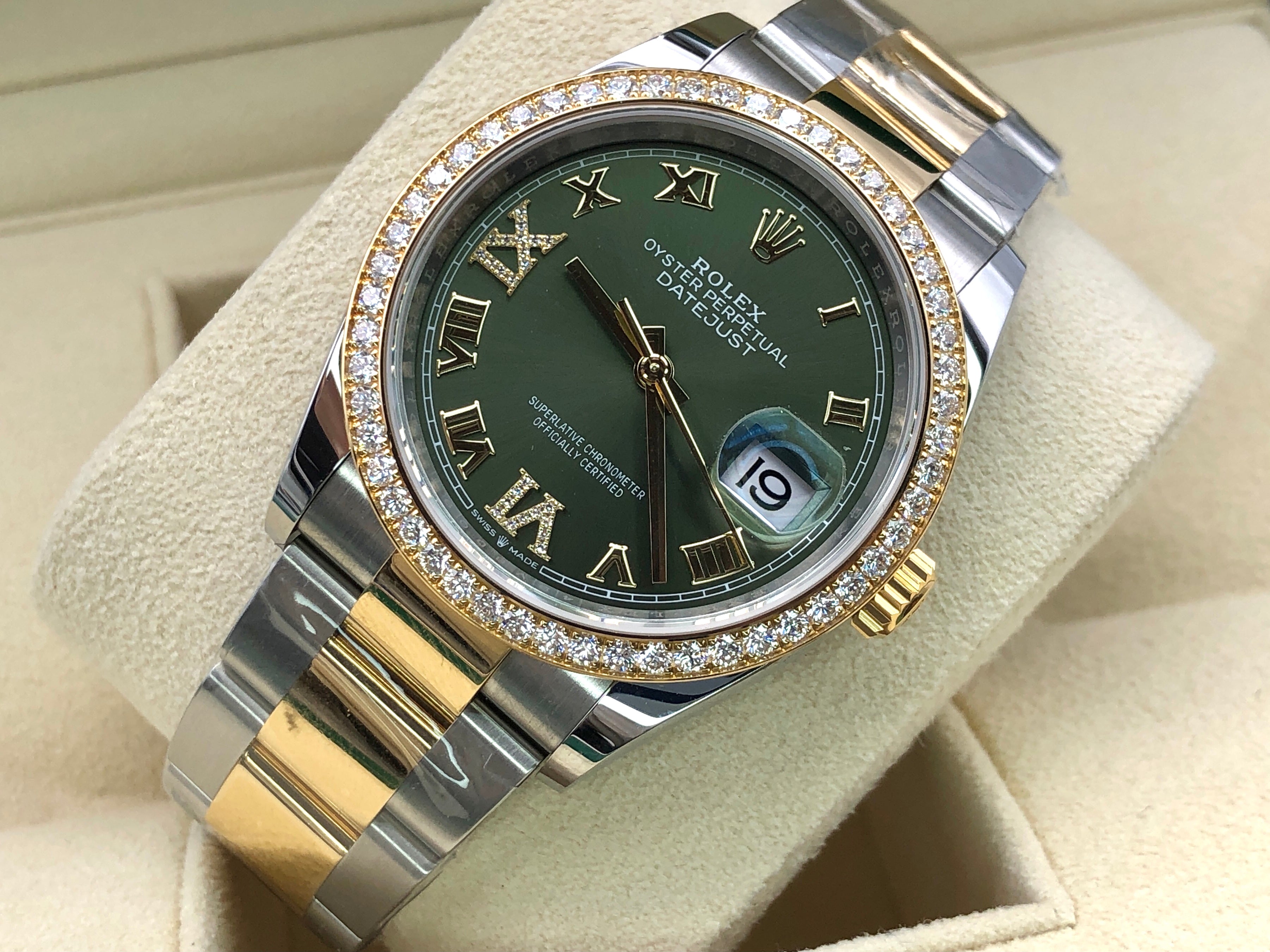 Rolex Datejust 36 126283RBR Green VIIX Oyster 2024