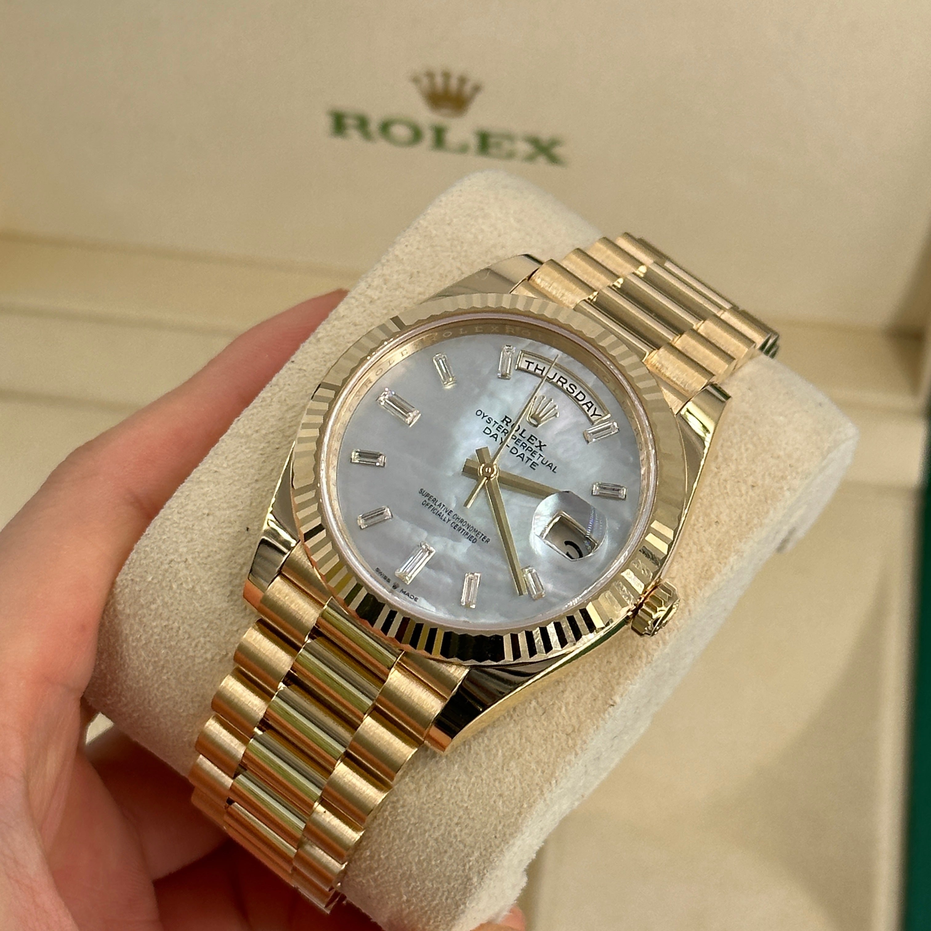 Rolex Day-Date 40 40mm 228238 Silver Index 2023