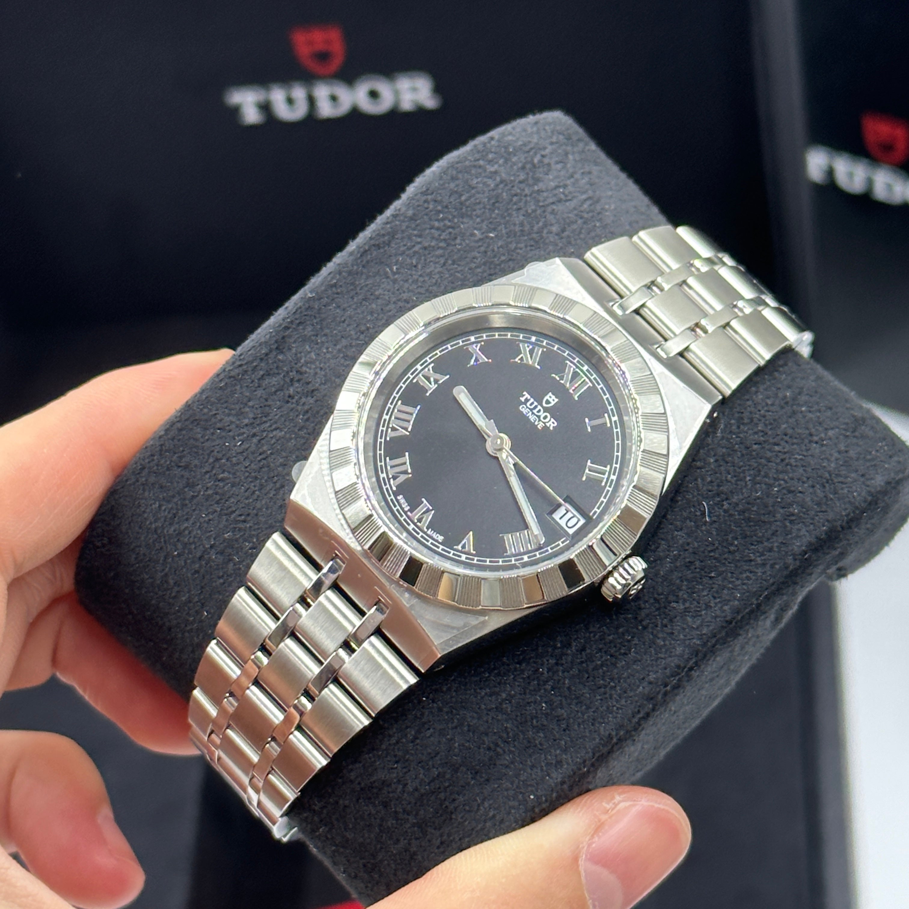 Tudor Tudor Royal 34mm 28400-0003 Black Roman Steel 2022