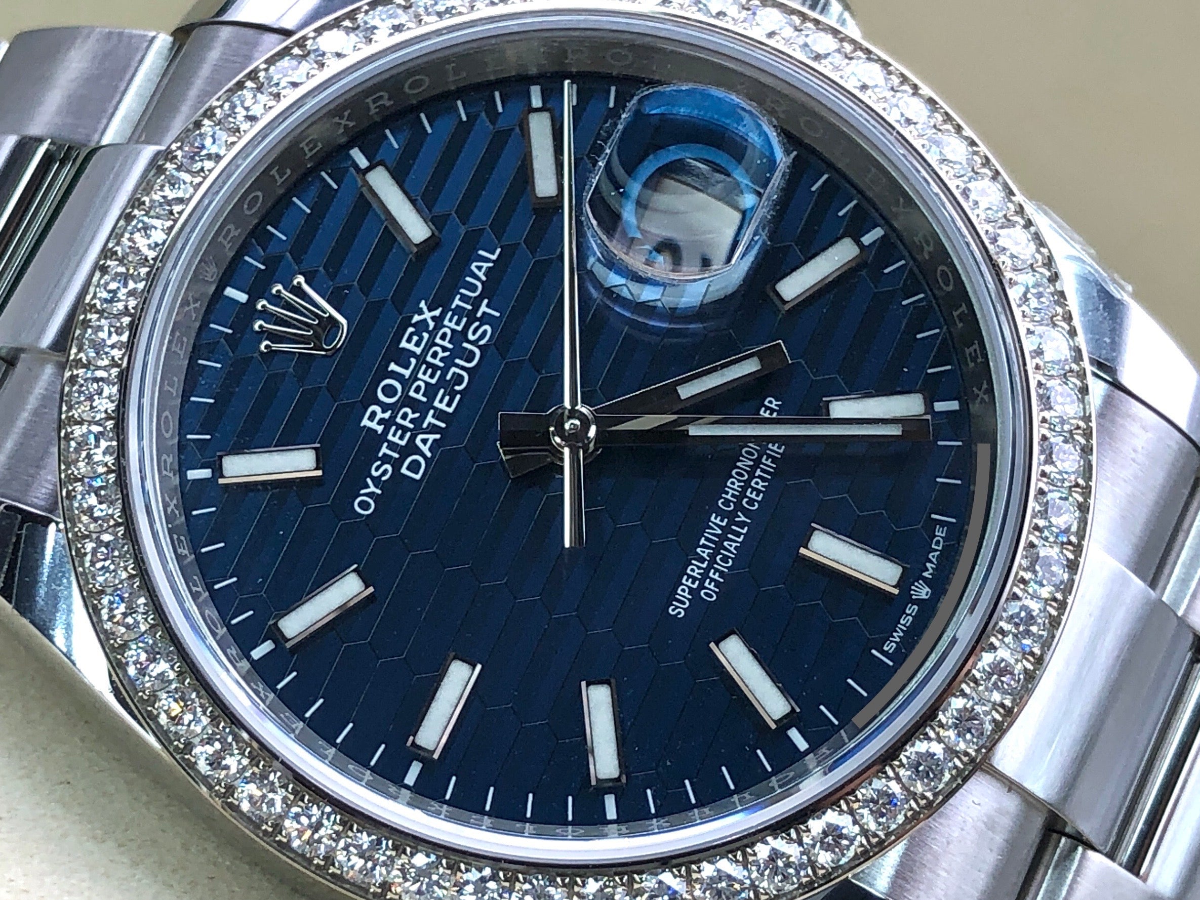 Rolex Datejust 36 126284RBR Fluted Blue Oyster 2021